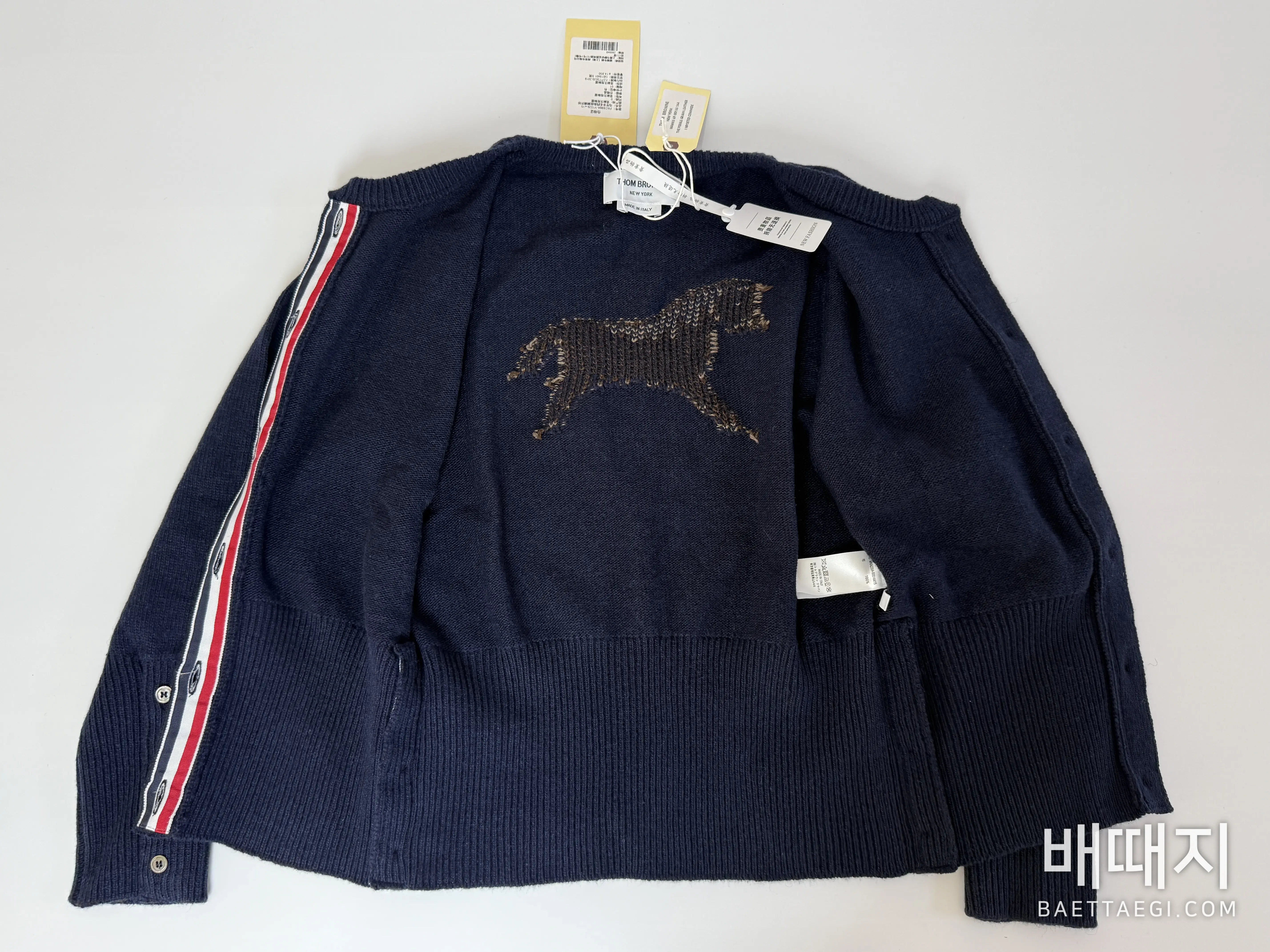 톰브라운 여성 가디건 199515 검수사진 6