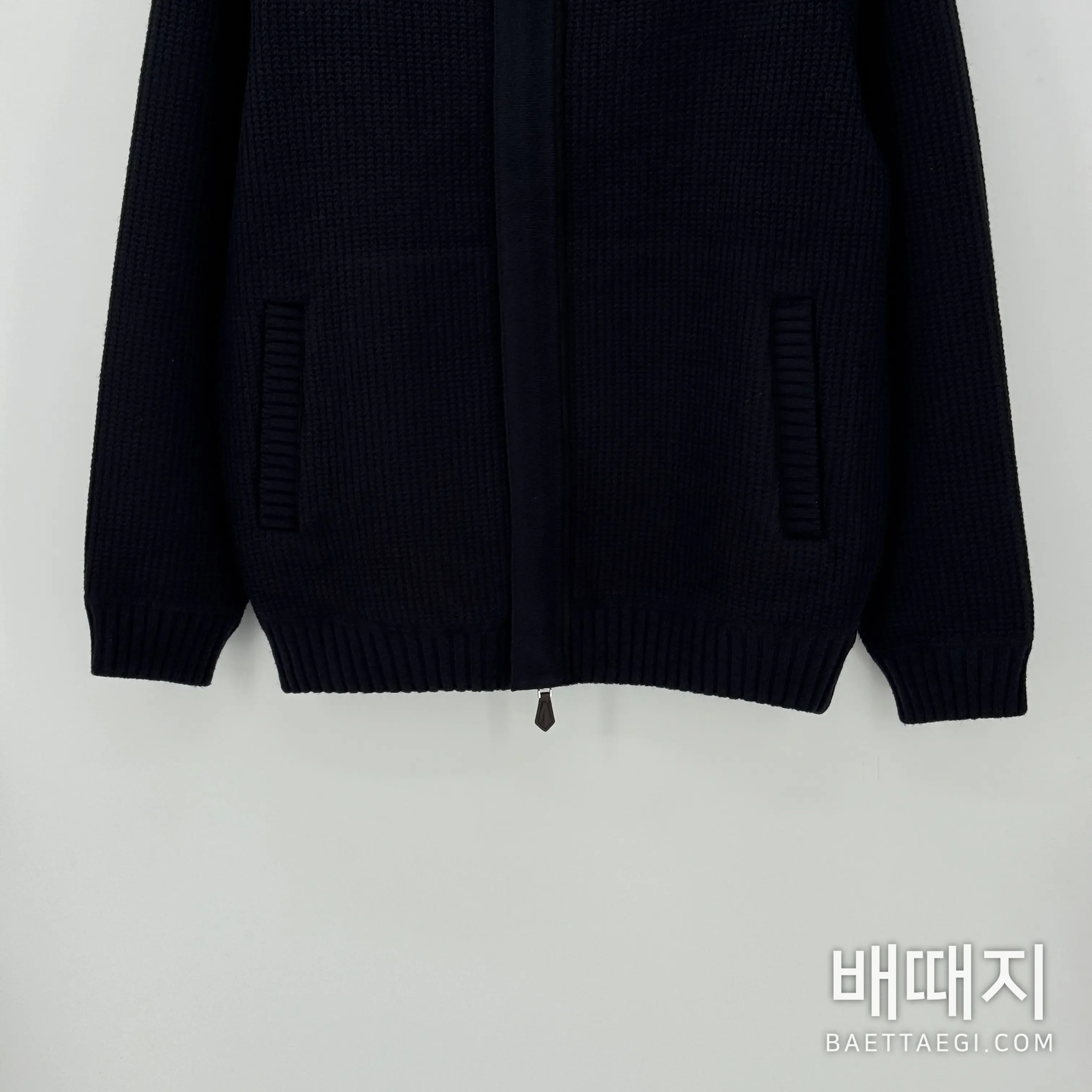 에르메스 캐시미어 혼방 스탠드 카라 남성 자켓 검수사진 2