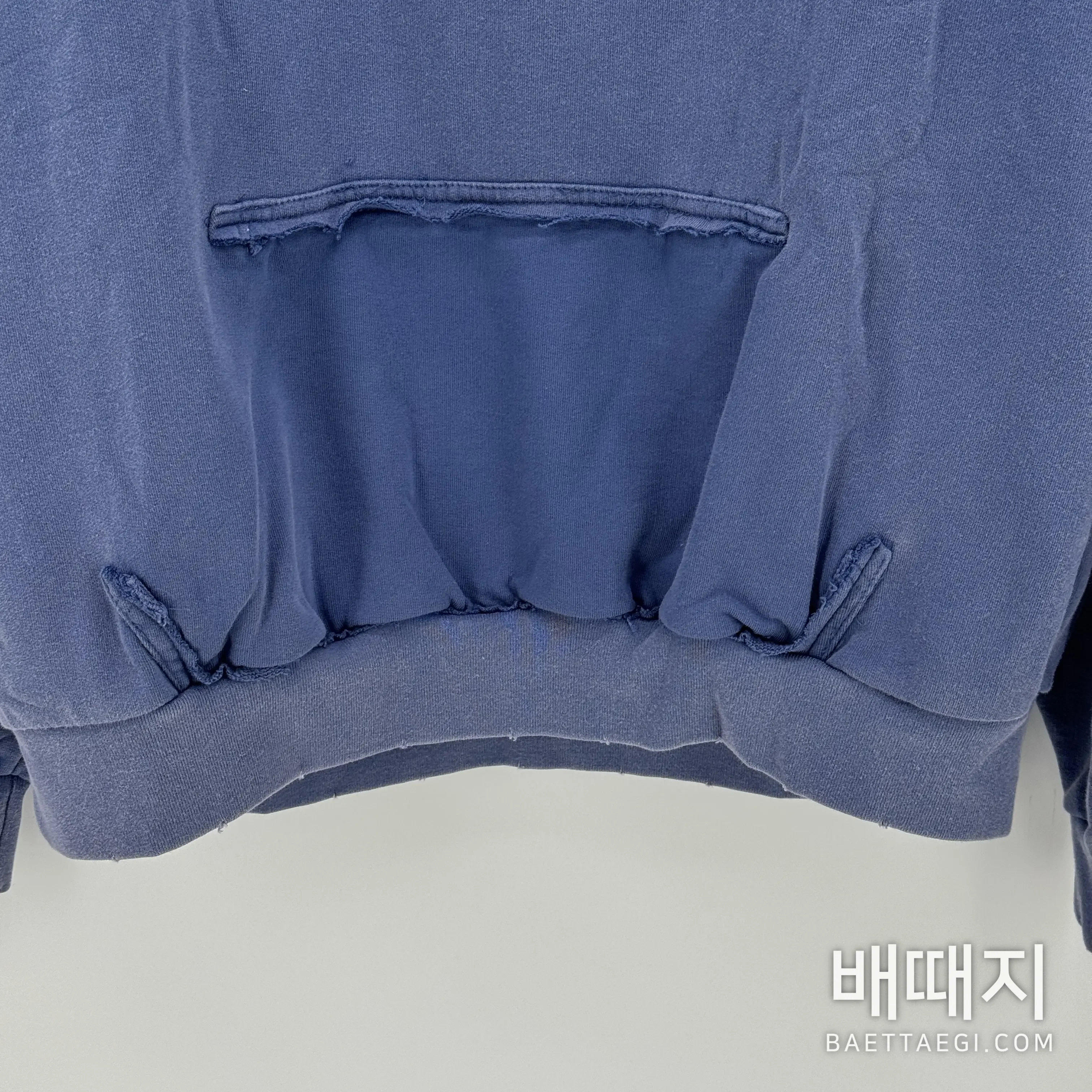 발렌시아가 워시드 테이프 손상 남성 후드 158455 검수사진 4