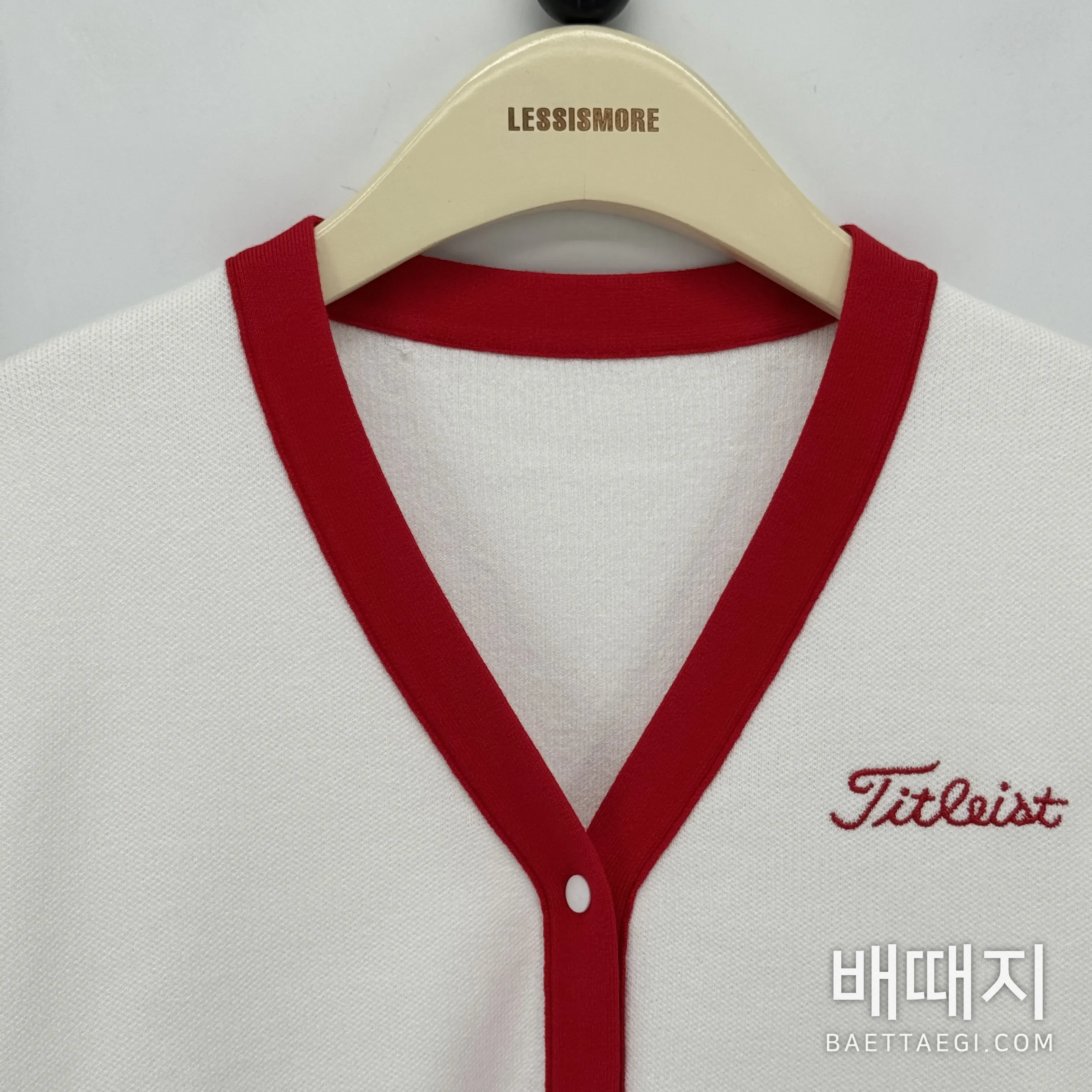 타이틀리스트 여성 V넥 니트 탑 205613 검수사진 1
