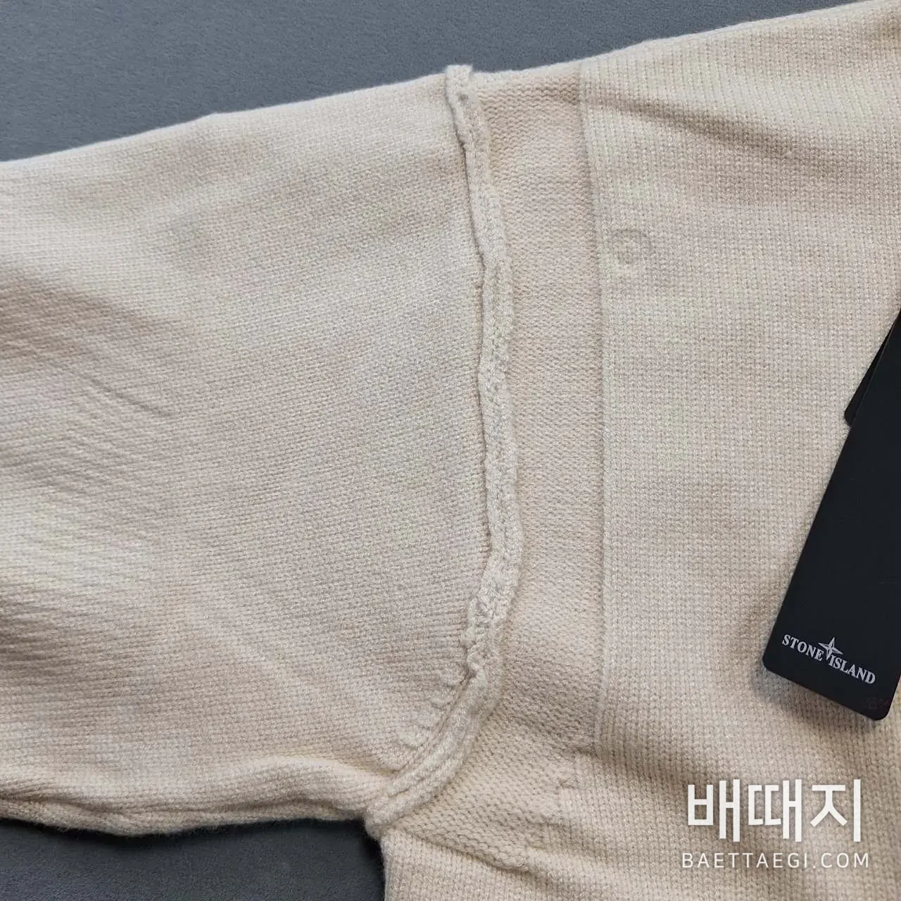스톤아일랜드 크루넥 니트 스웨터 51467 검수사진 5