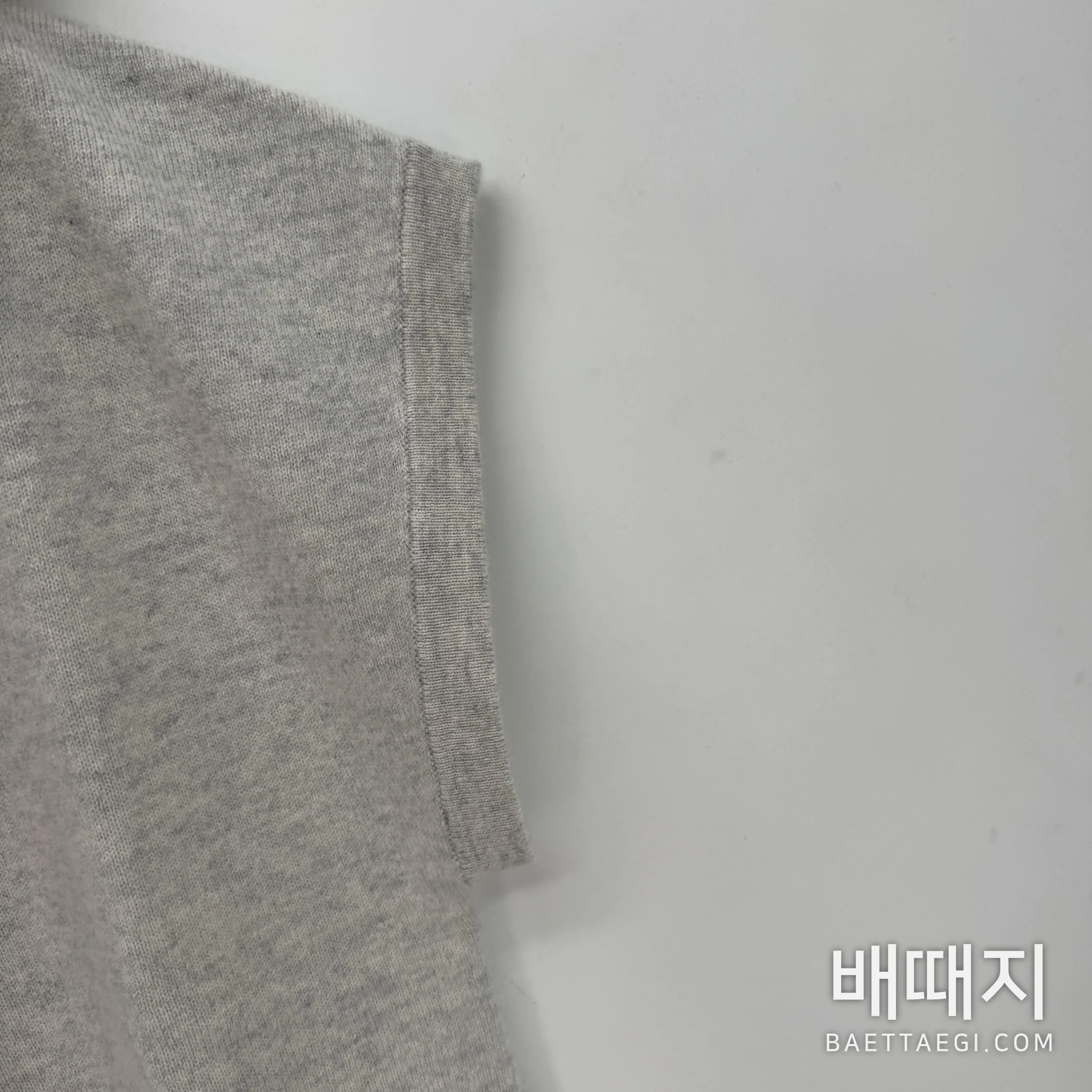 캐시미어 니트 반팔 검수사진 4