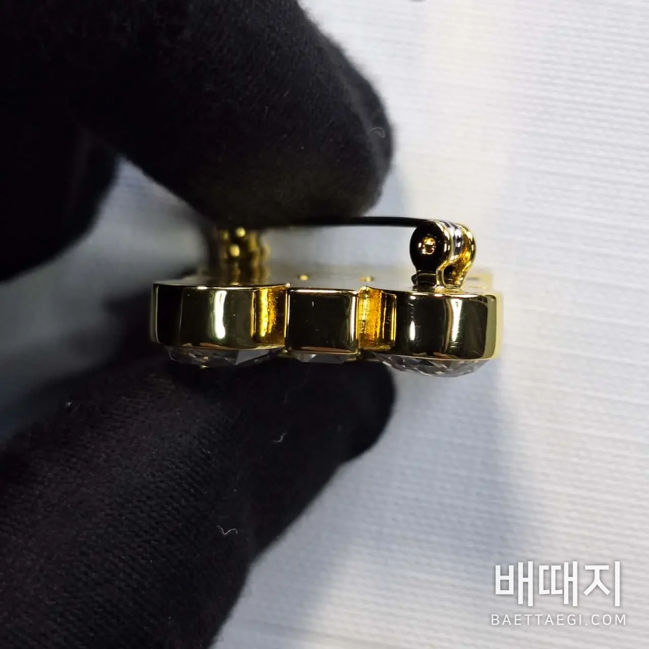 셀린느 데이지 플라워 골드 도금 브로치 178216 검수사진 7