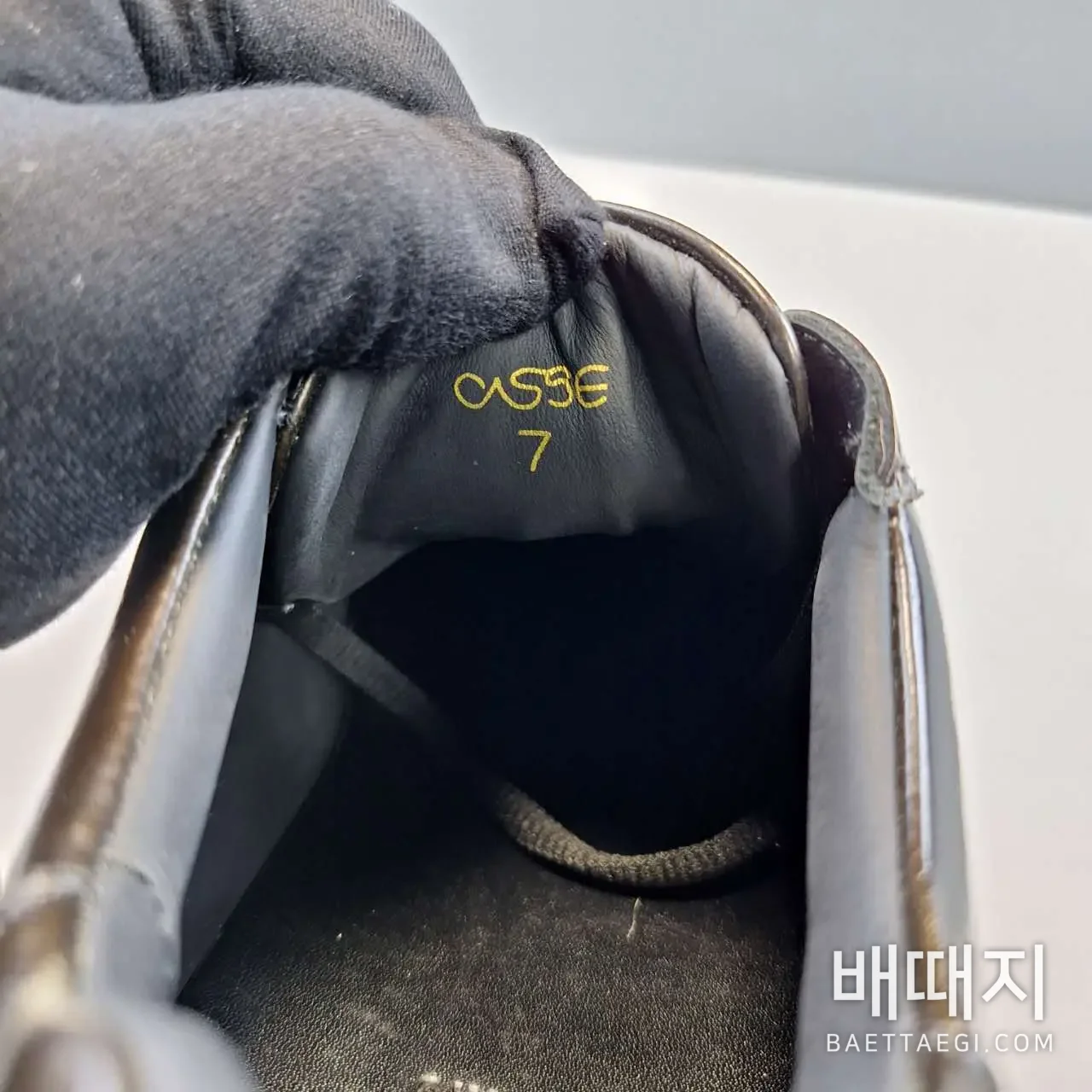 벨루티 가죽 스니커즈 남성 신발 24557 검수사진 9