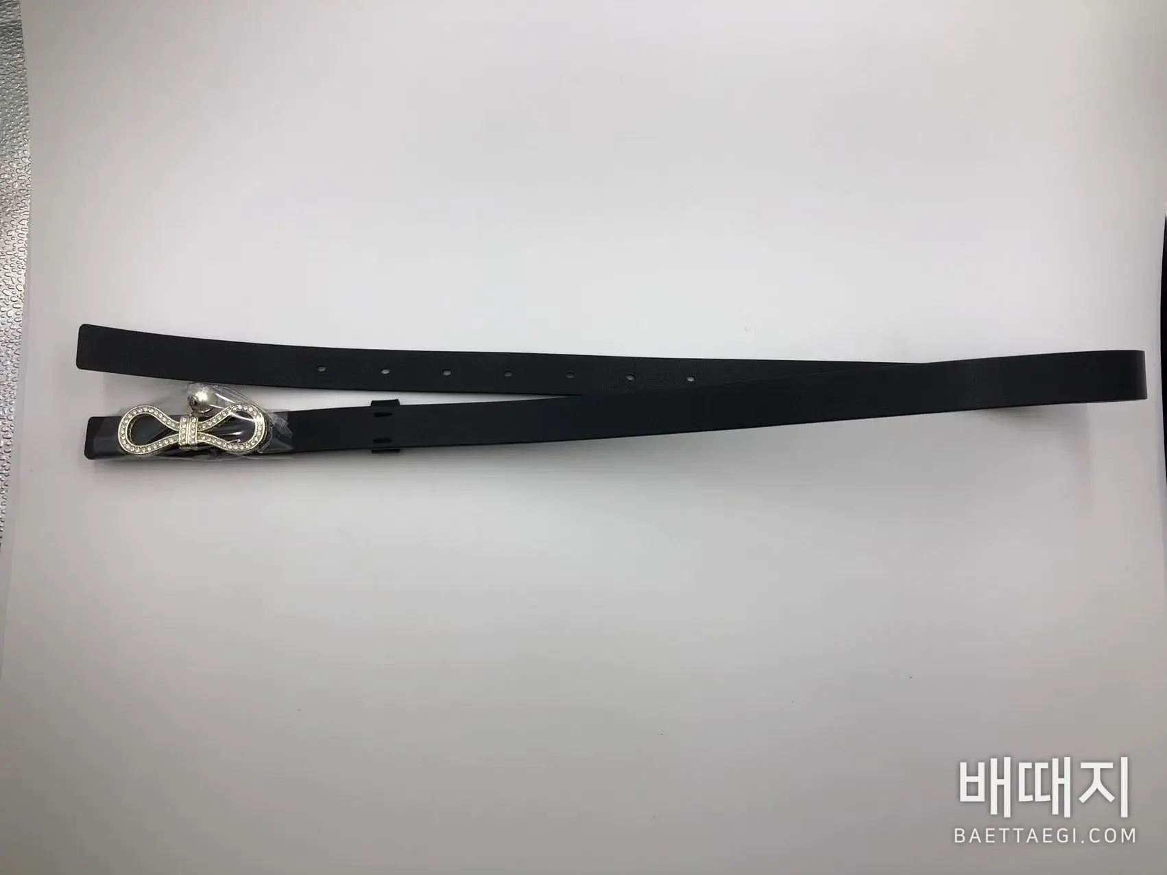 디올 크리스털 장식 가죽 벨트 171883 검수사진 4