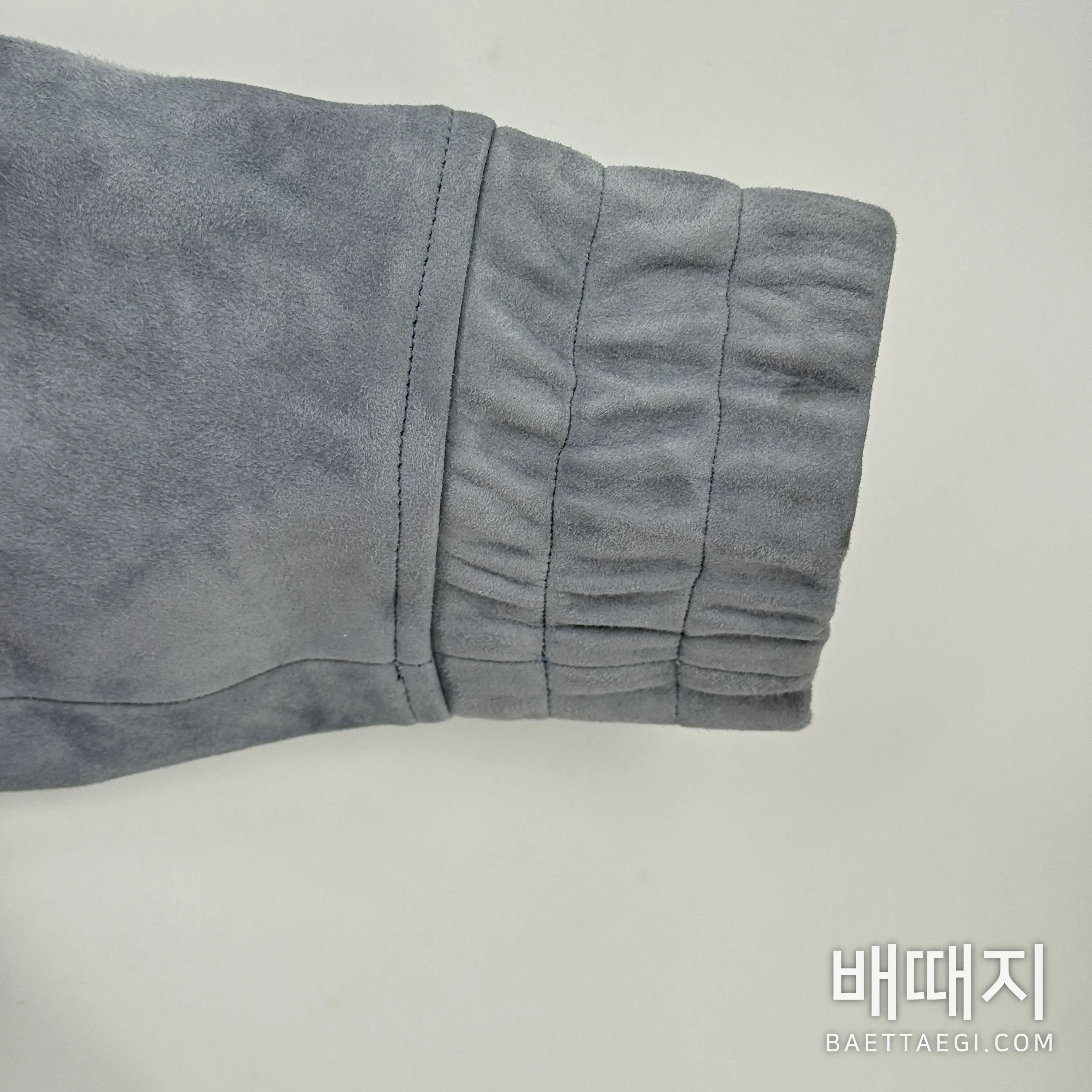 보테가베네타 미스티블루 스웨이드 램스킨 남성 자켓 205529 검수사진 6
