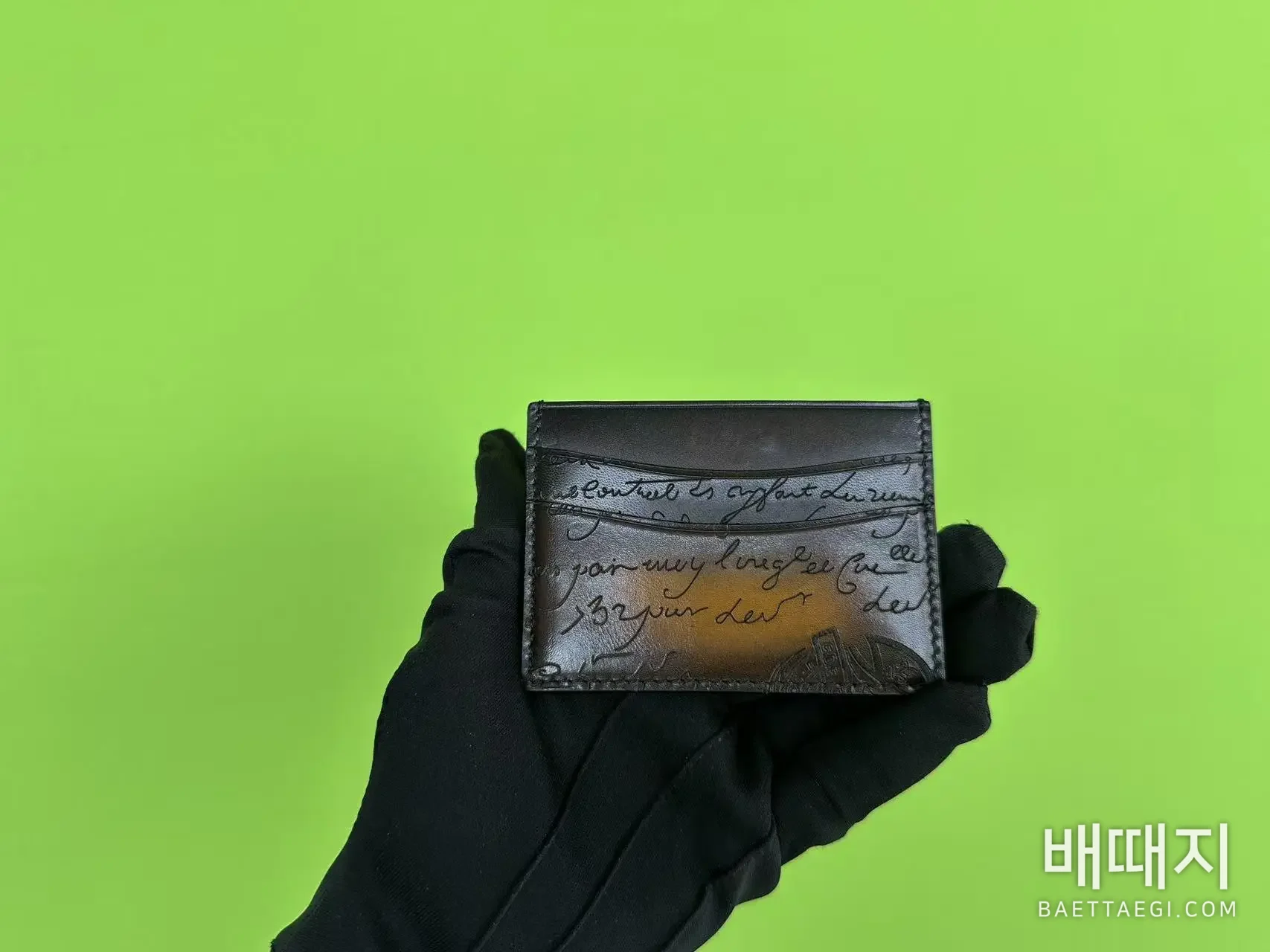 벨루티 탑 그레인 소가죽 카드홀더 지갑 159783 검수사진 7