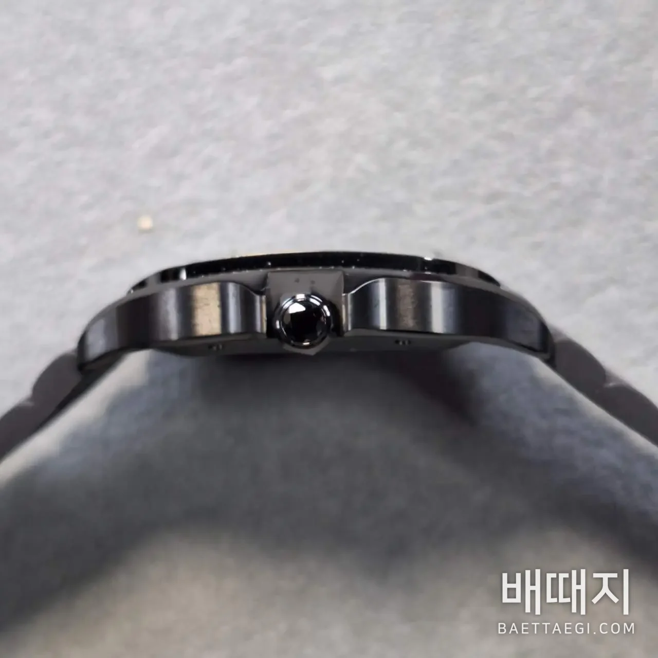 까르띠에 산토스 올블랙 오토매틱 시계 BV공장 검수사진 6
