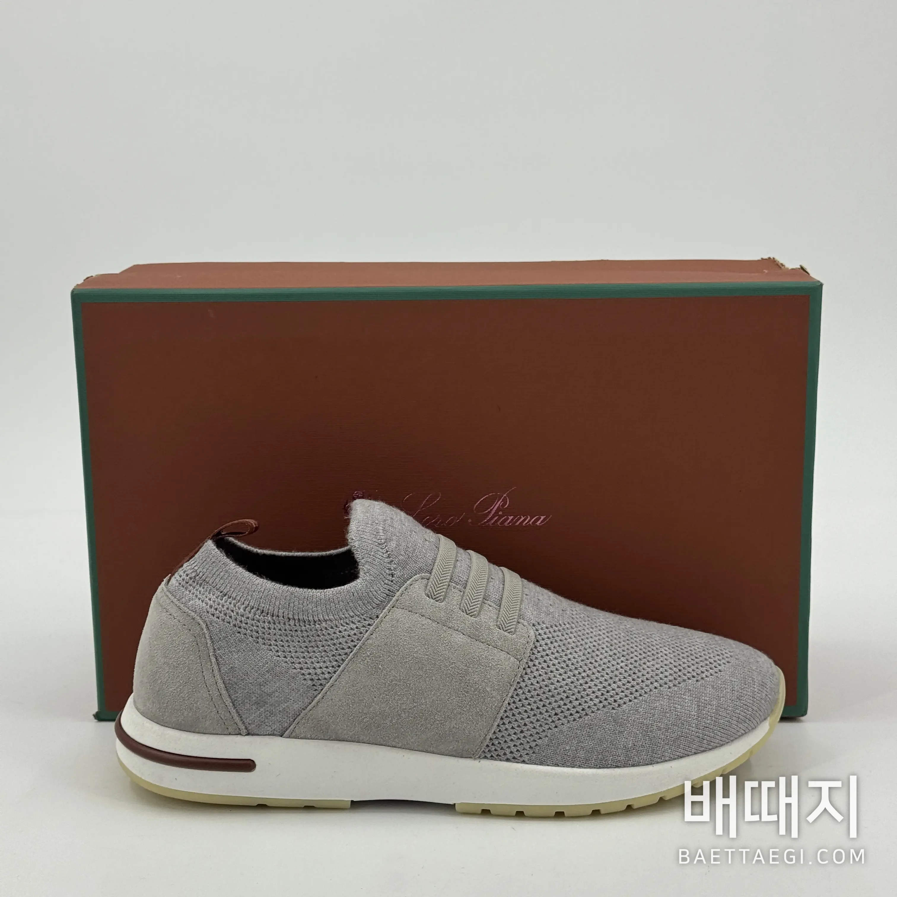 로로피아나 플렉시 워크 스니커즈 남성 화이트 울 FAI1650 검수사진 2