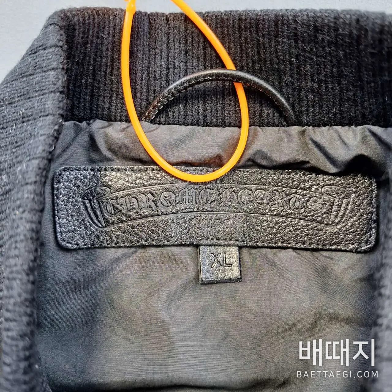크롬하츠 스파인 크로스 패치 조끼 검수사진 4