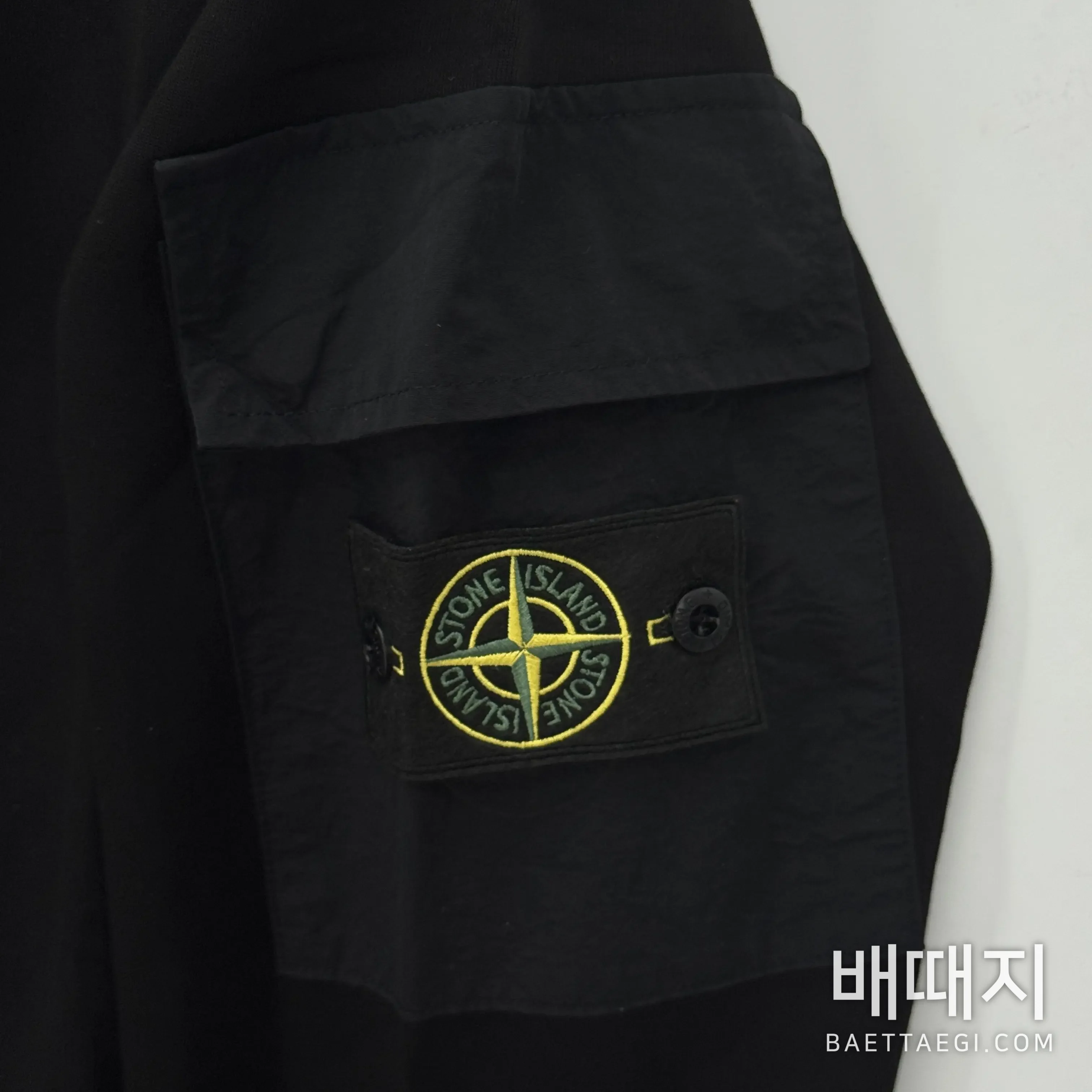 스톤아일랜드 더블 포켓 후드 맨투맨 자켓 207275 검수사진 3