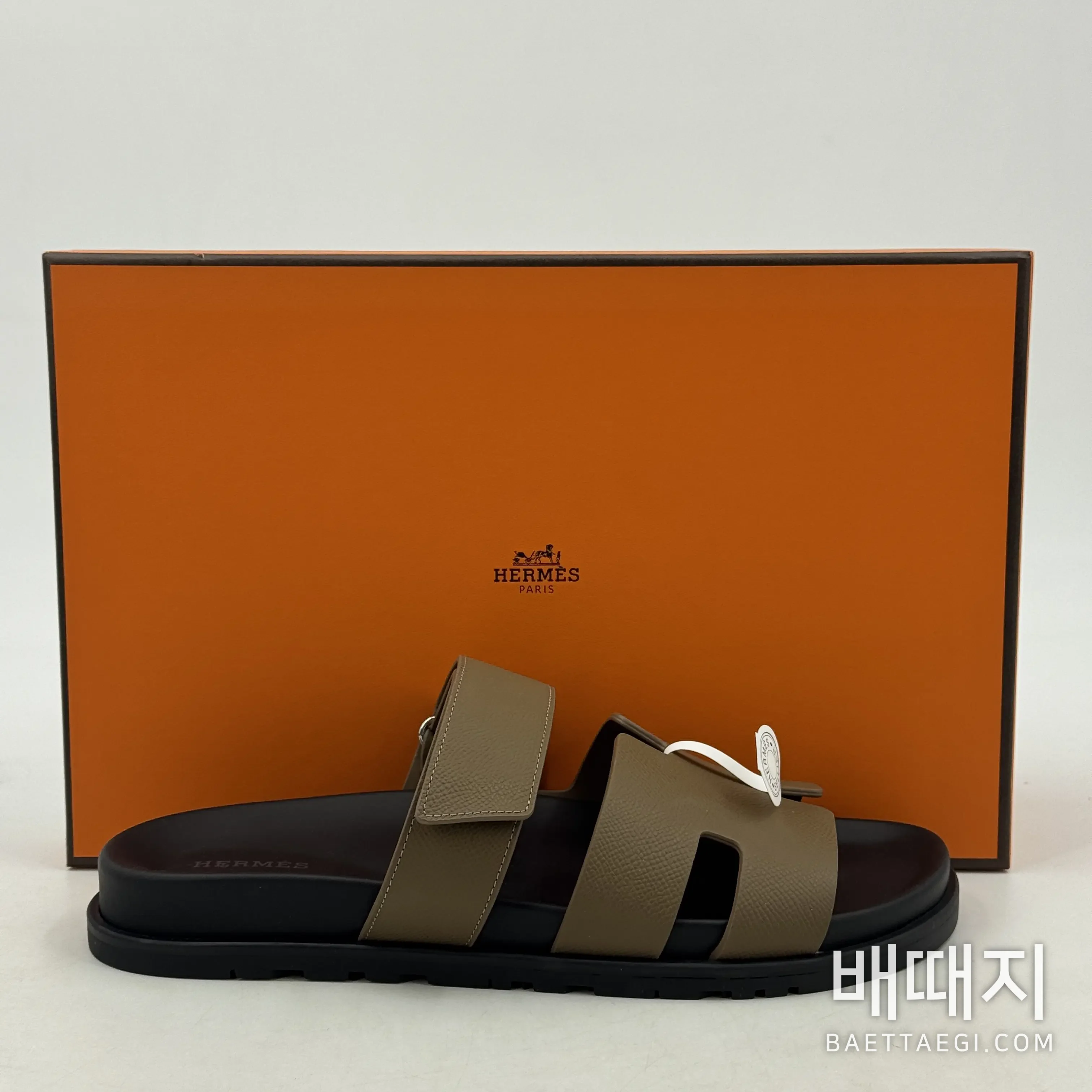 에르메스 시프르 샌들 에트 ー 가죽 검수사진 5