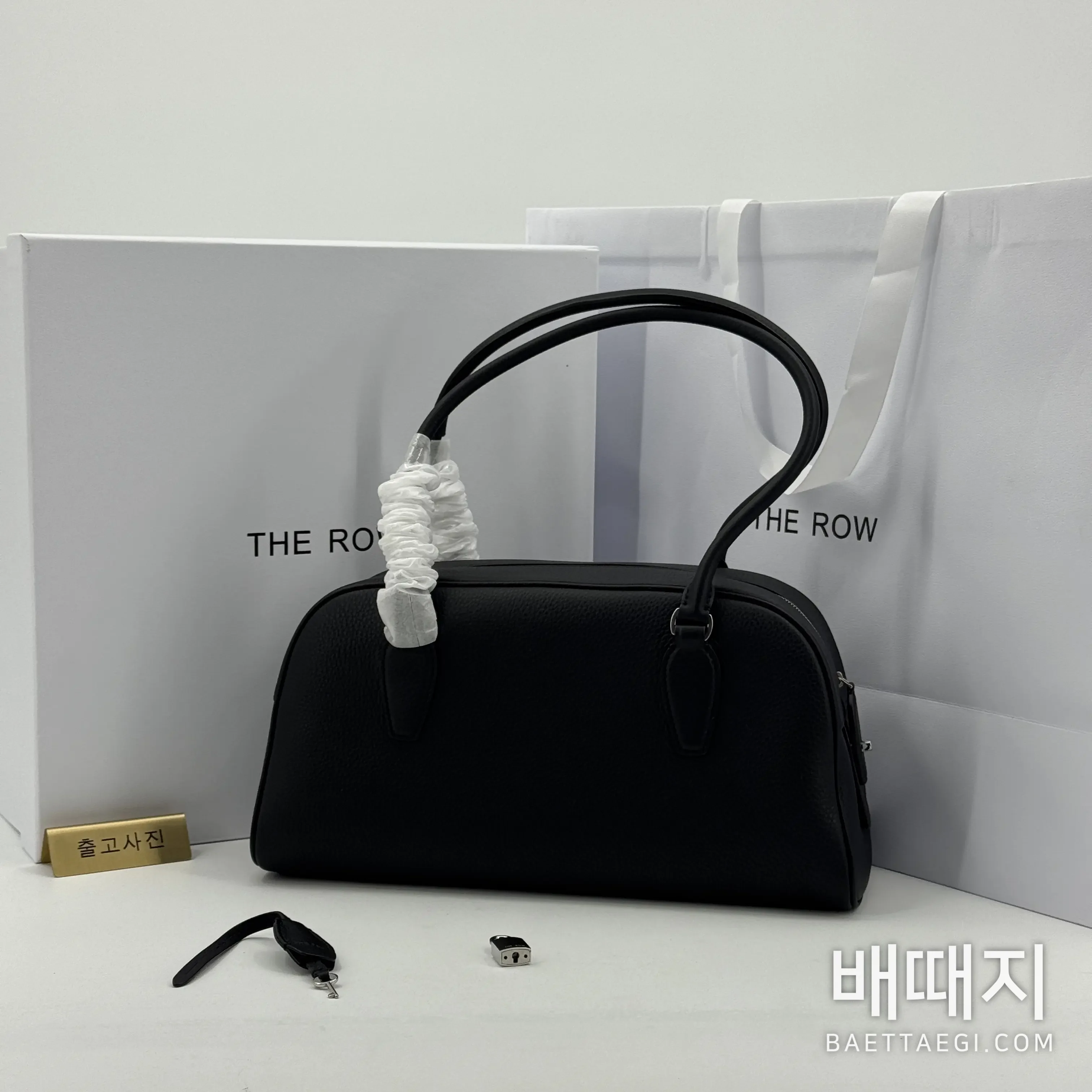 더로우 크레인 가죽 롱 핸들 가방 75486 검수사진 1