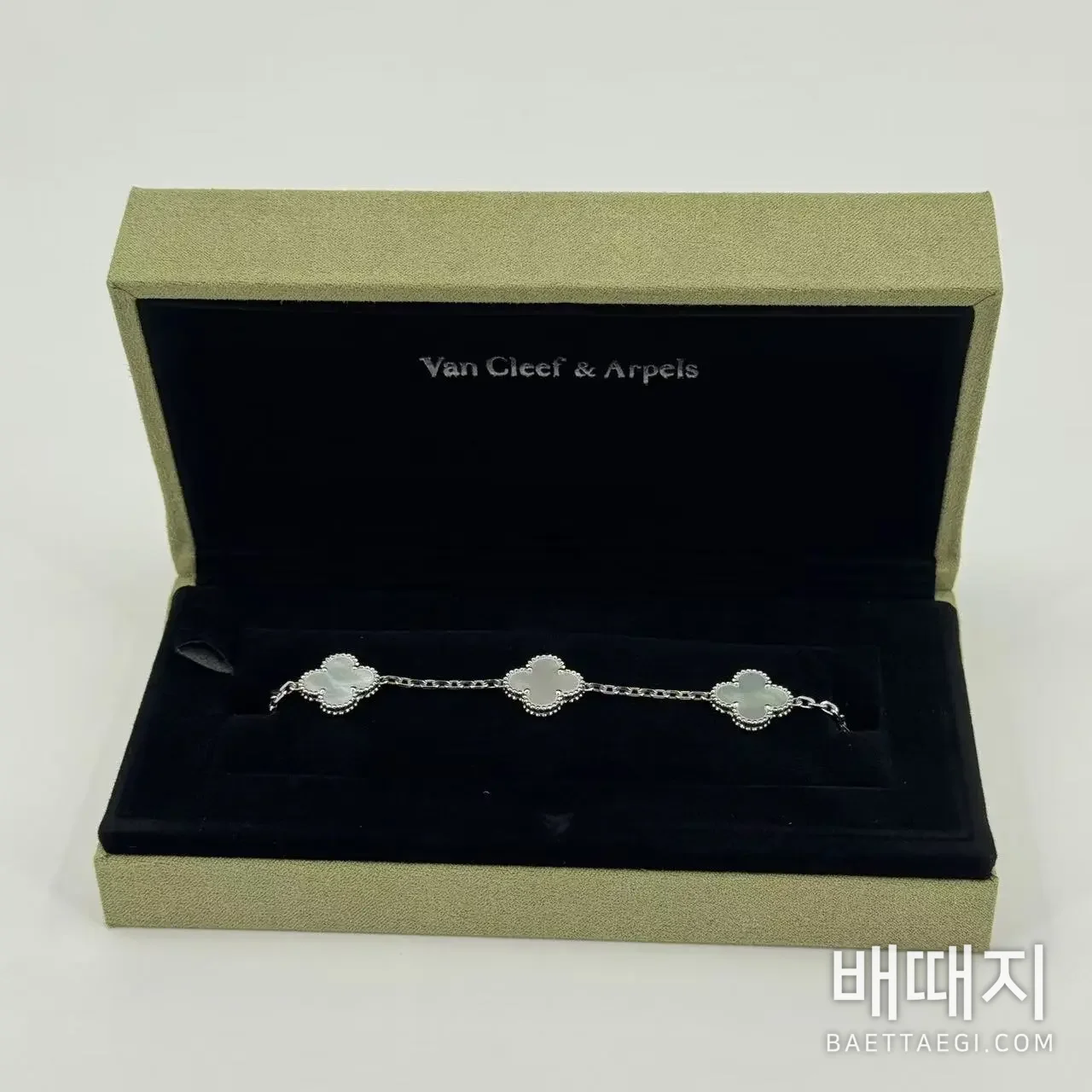 반클리프앤아펠 실버 체인 화이트 마더오브펄 팔찌 178570 검수사진 3