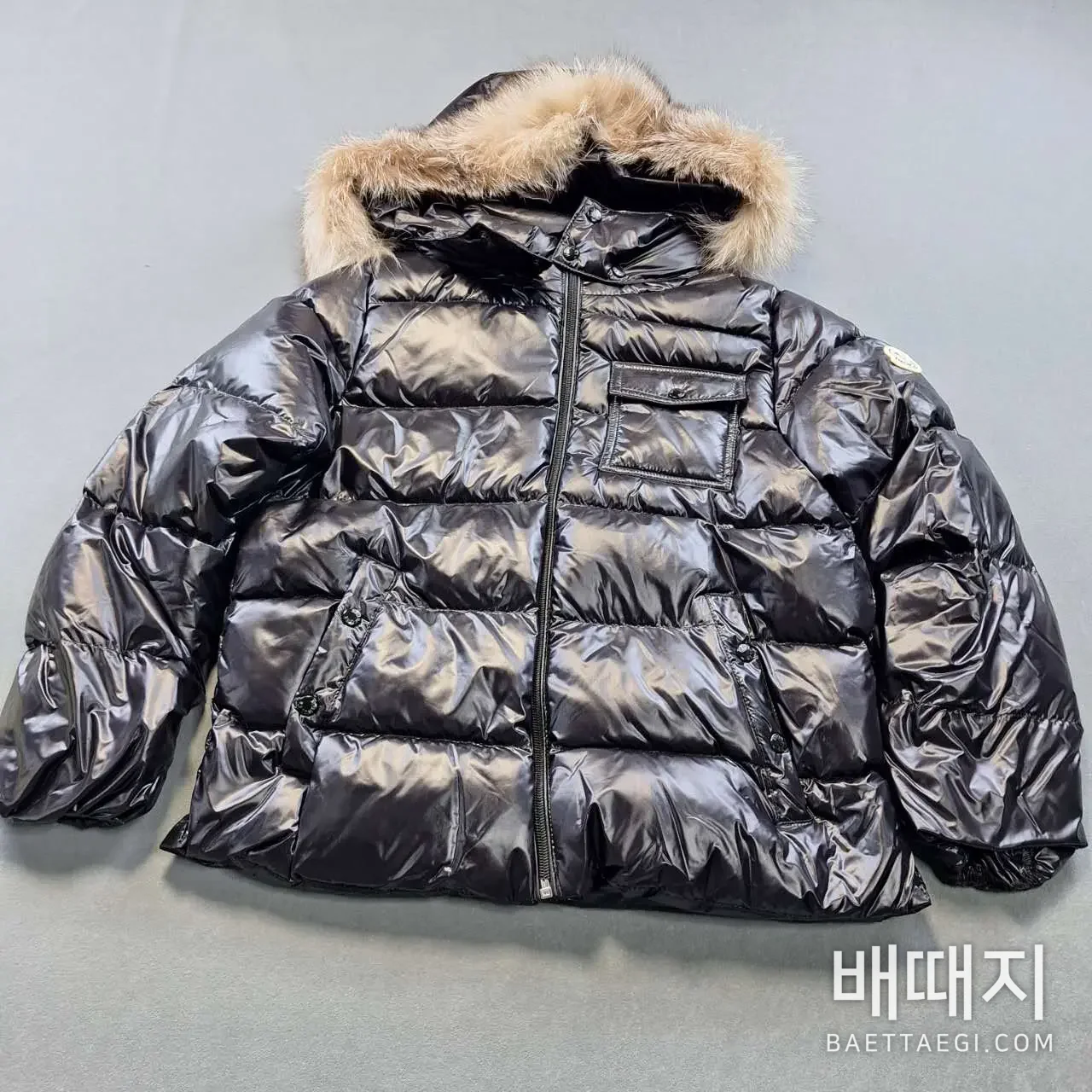 몽클레르 경량 나일론 다운 점퍼 키즈 자켓 검수사진 1