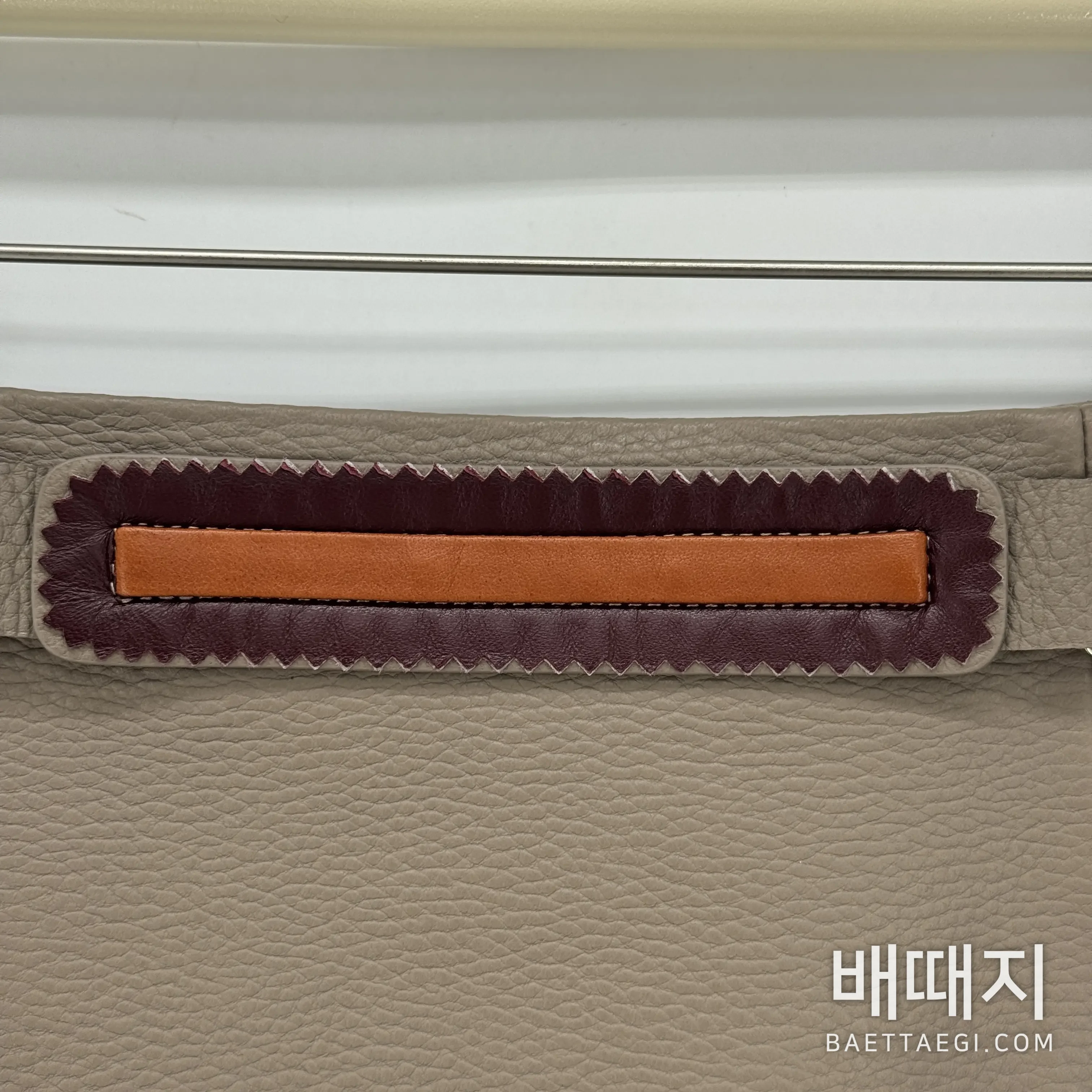 에르메스 램스킨 가죽 여성 스커트 검수사진 2