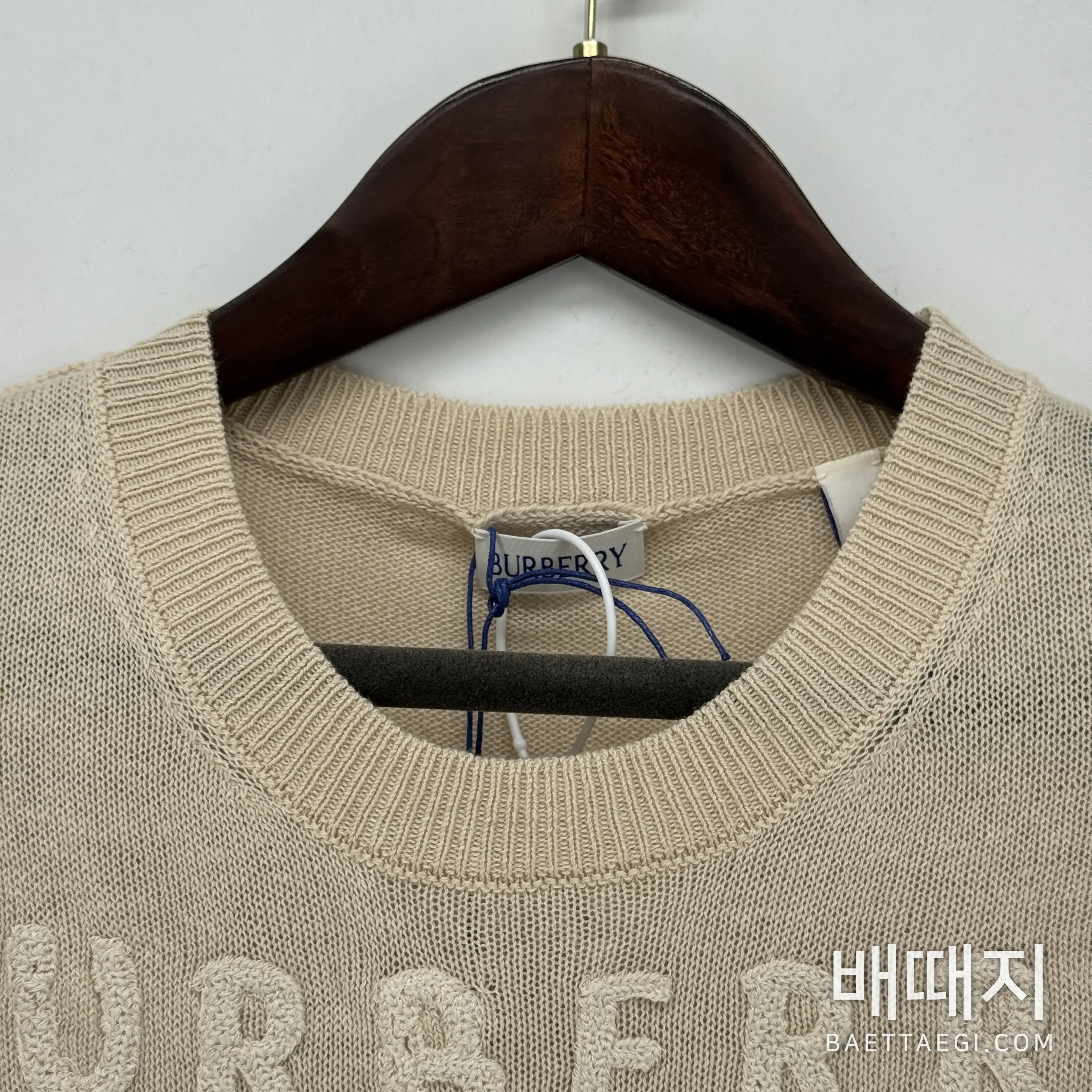 버버리 여성 니트 검수사진 2