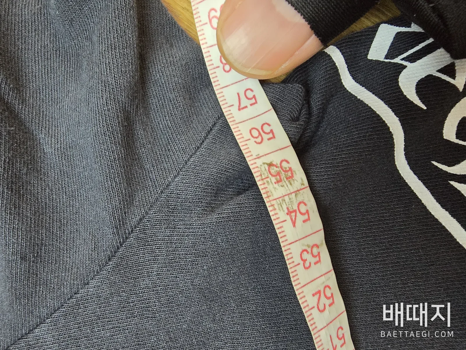 크롬하츠 워시드 블랙 반팔 티셔츠 119389 검수사진 15