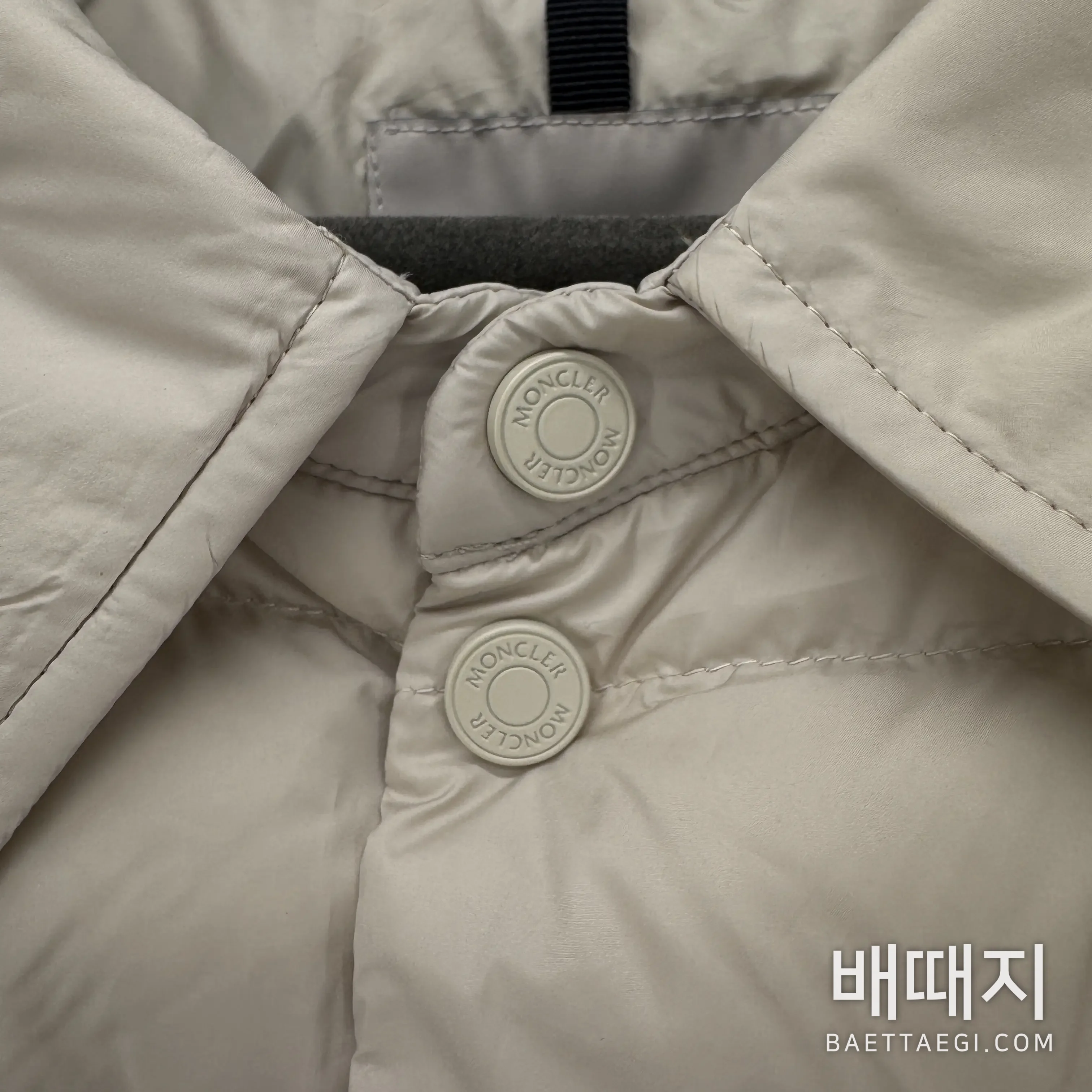 몽클레르 부르동 다운 셔츠 자켓 검수사진 3