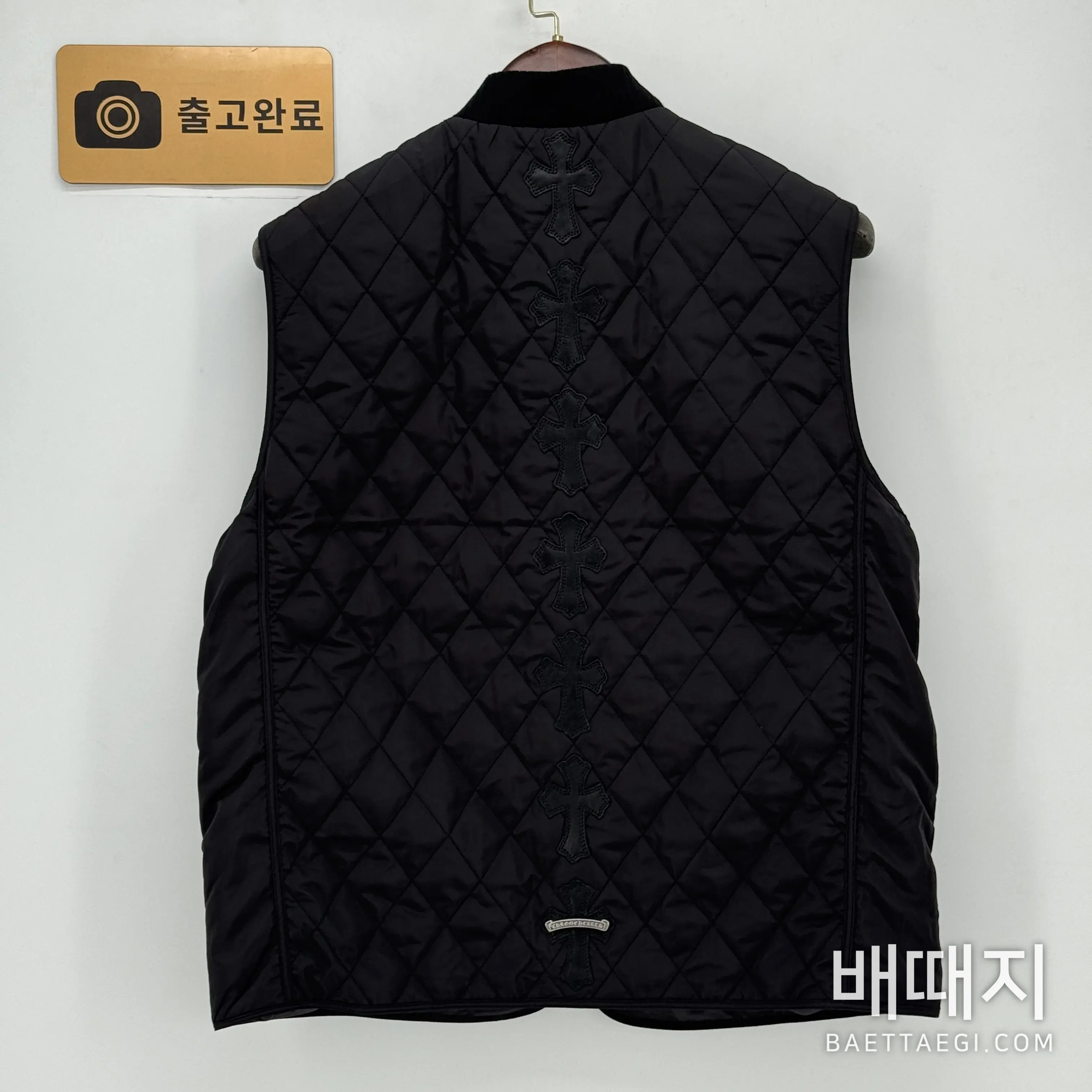 크롬하츠 스파인 크로스 패치 조끼 83270 검수사진 4