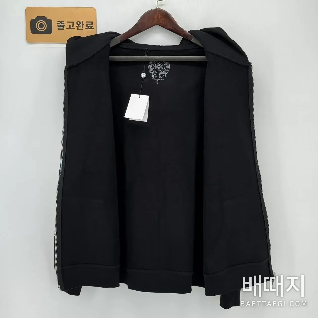 크롬하츠 말발굽 기린 무늬 프린트 집업 자켓 28940 검수사진 8