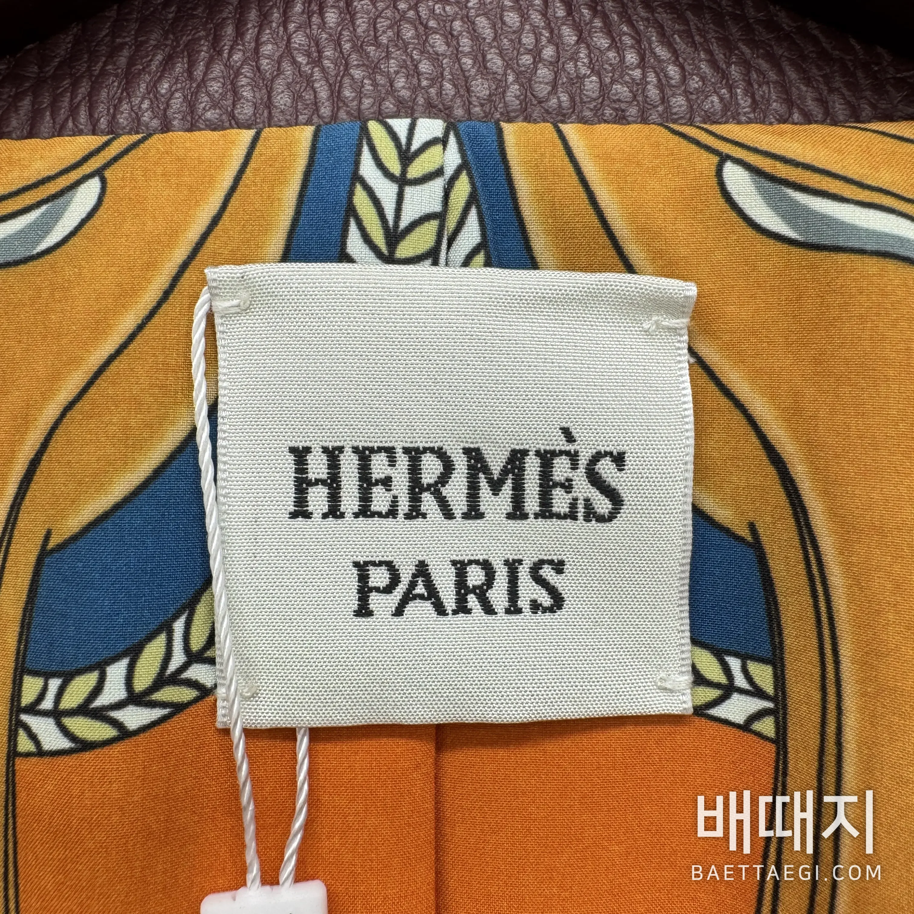 에르메스 가죽자켓 검수사진 7