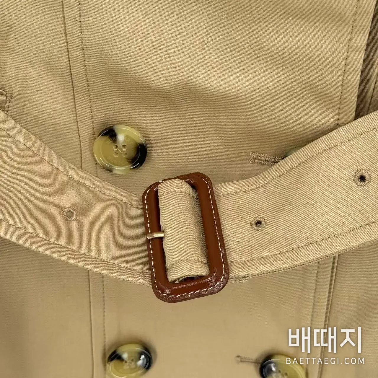 버버리 트렌치 코트 검수사진 4