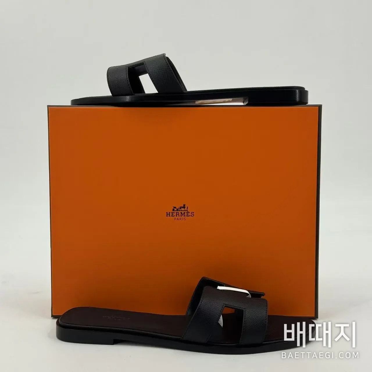 에르메스 오란 슬리퍼 검수사진 2
