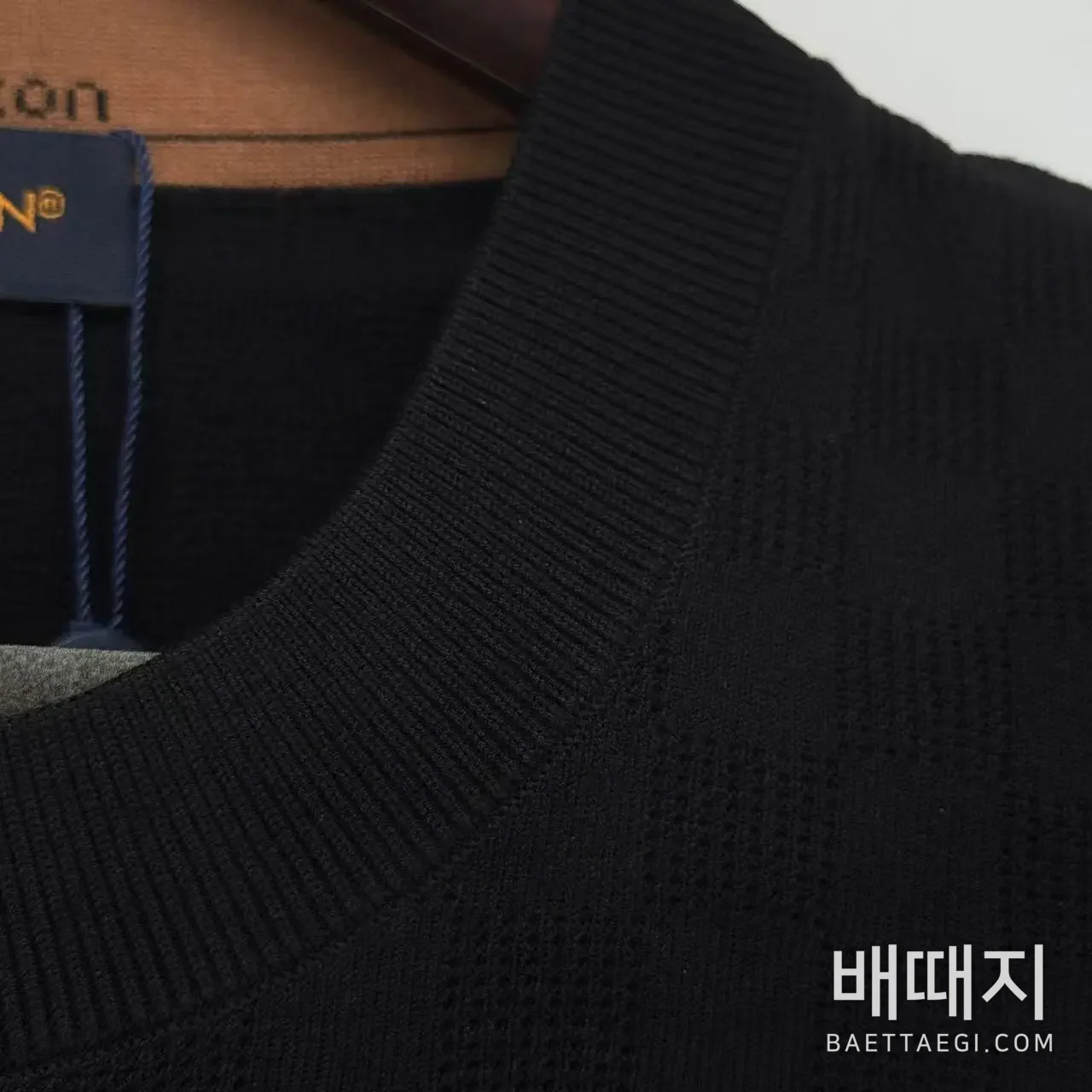 루이비통 울 체커보드 반팔 니트 검수사진 4