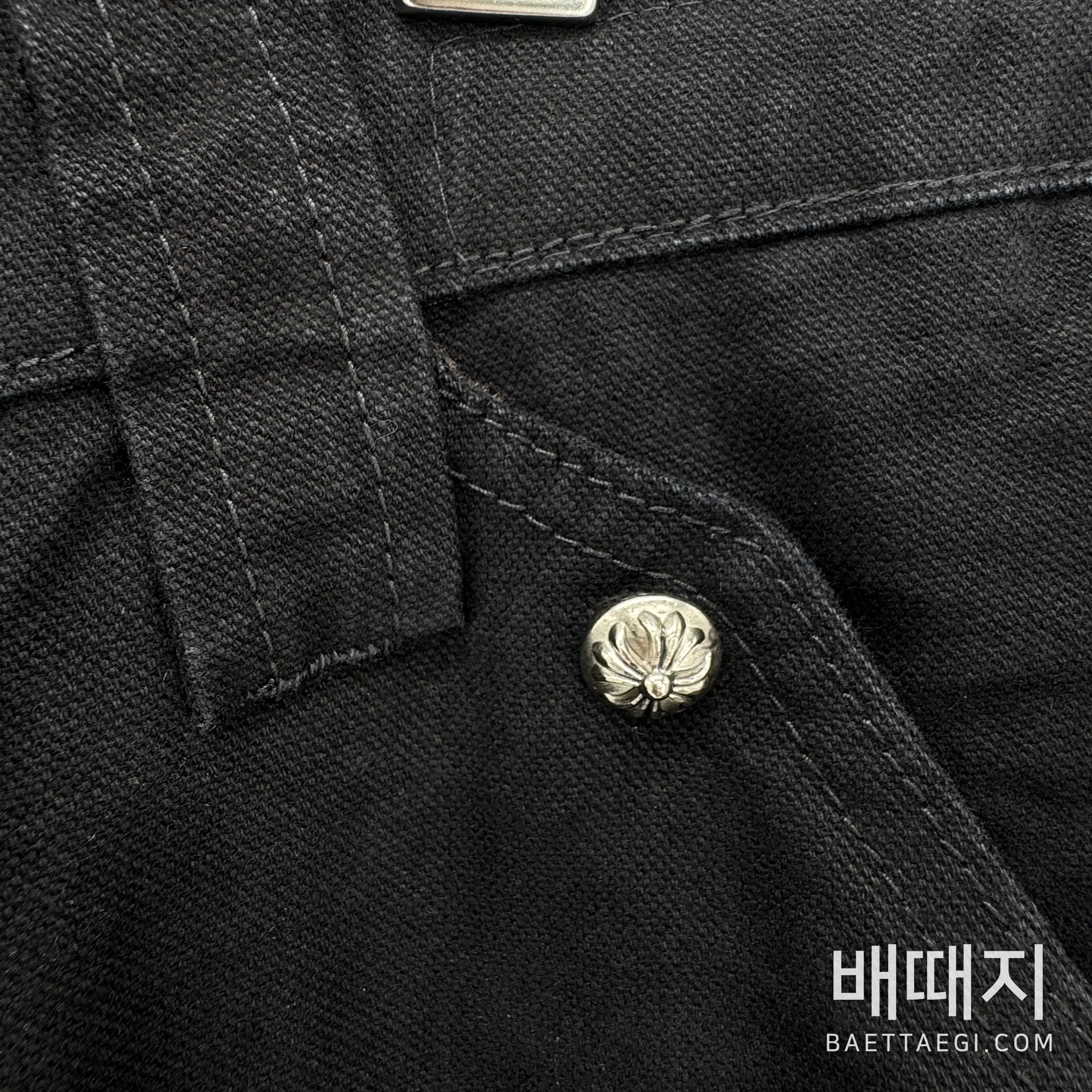 크롬하츠 더블 니 스터드 워크 팬츠 119893 검수사진 6