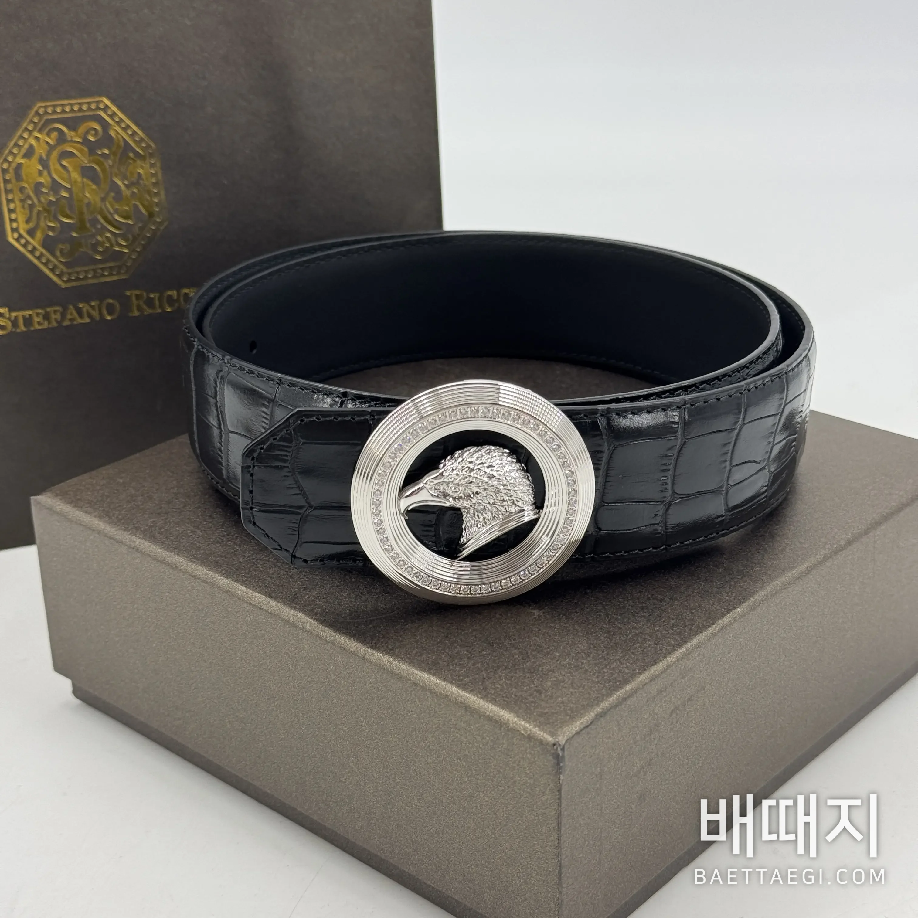 스테파노리치 이글헤드 가죽 벨트 38mm 검수사진 2