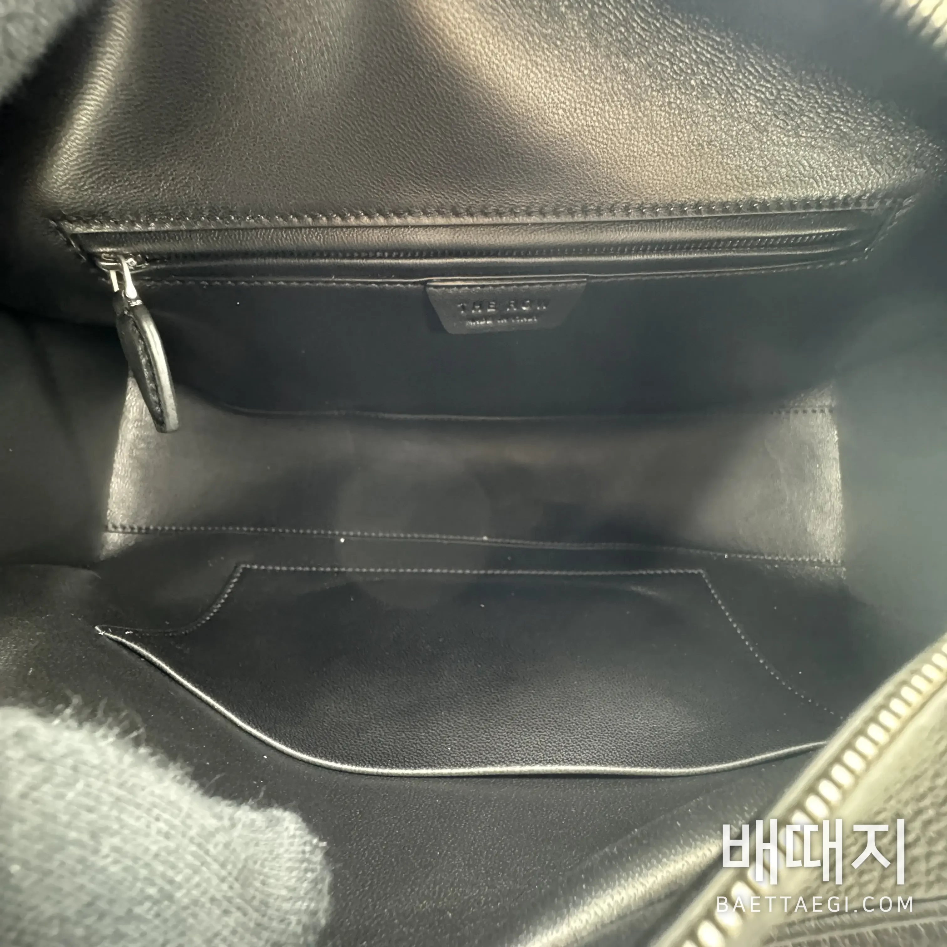 더로우 크레인 가죽 롱 핸들 가방 75486 검수사진 7
