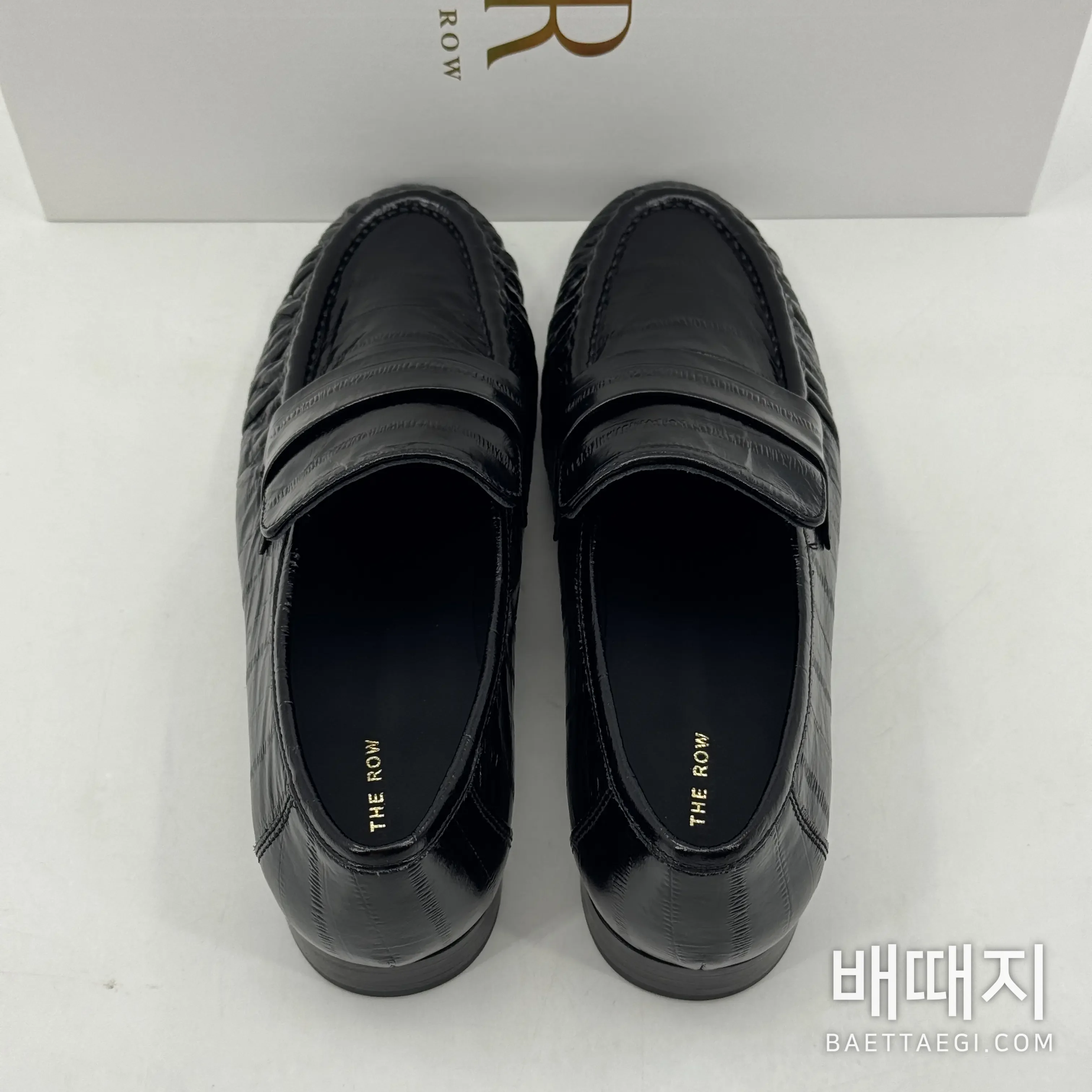 더로우 장어 무늬 양가죽 로퍼 검수사진 4