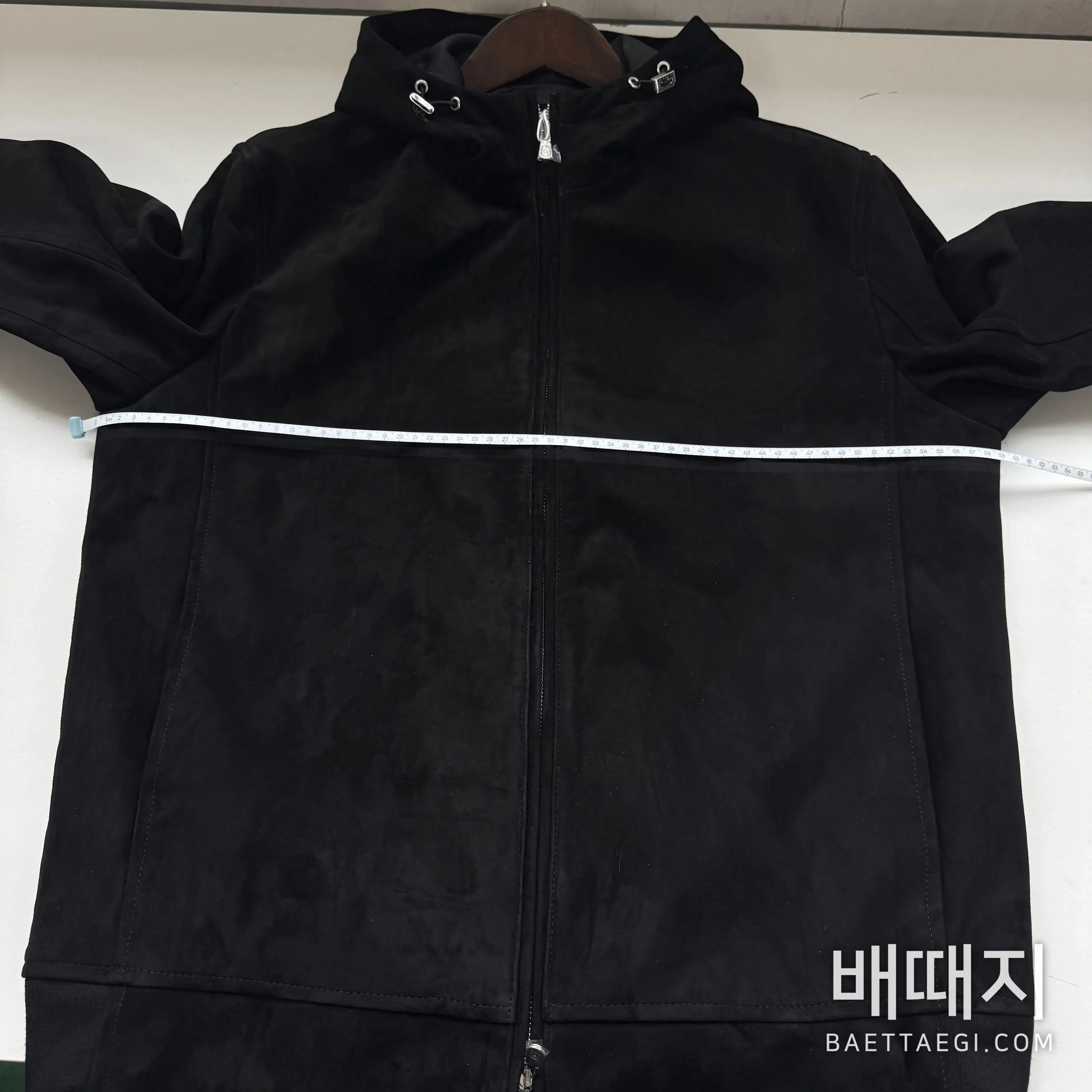 브루넬로쿠치넬리 스웨이드 램스킨 후드 자켓 169679 검수사진 7