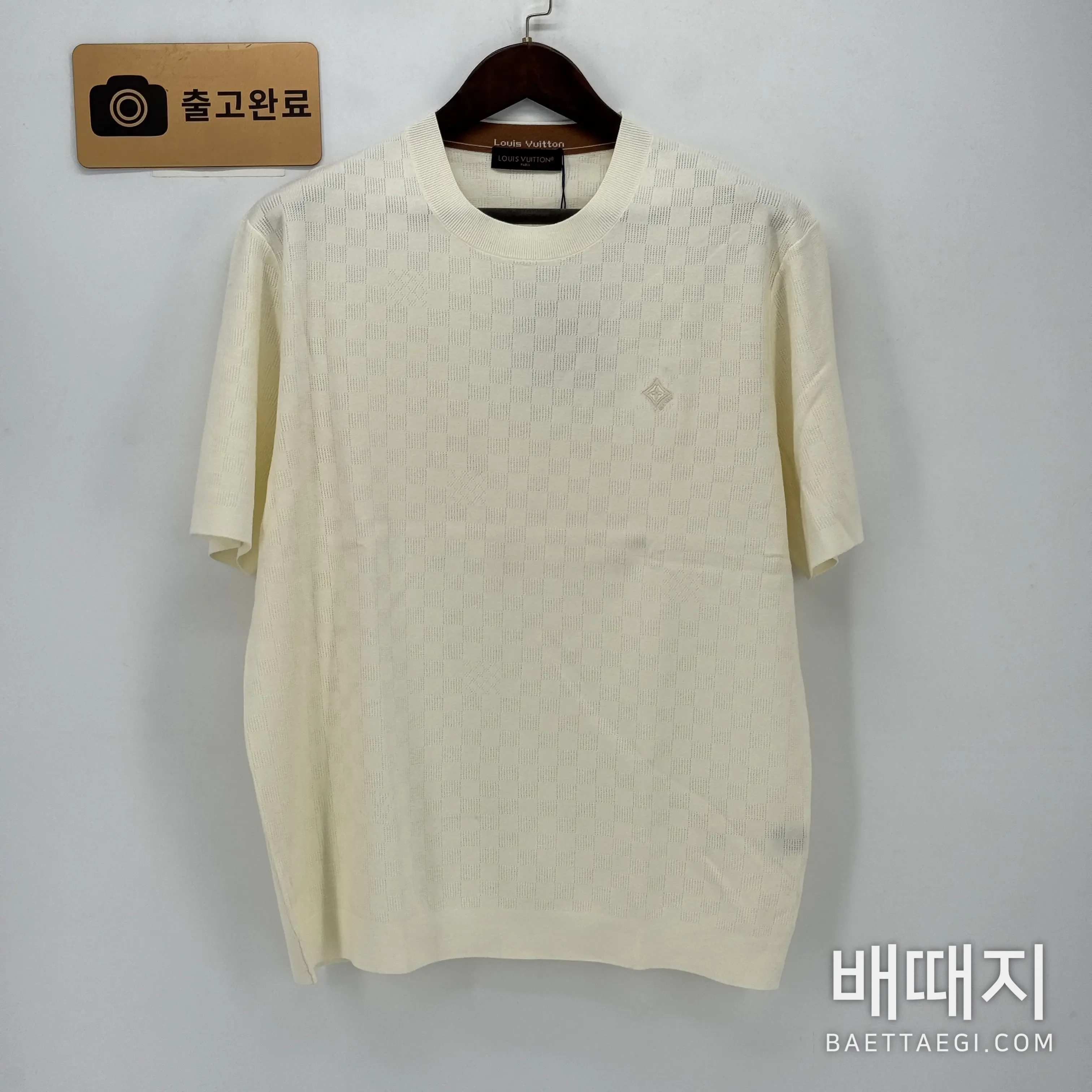 루이비통 울 컬러 블록 자카드 남성 스웨터 검수사진 1