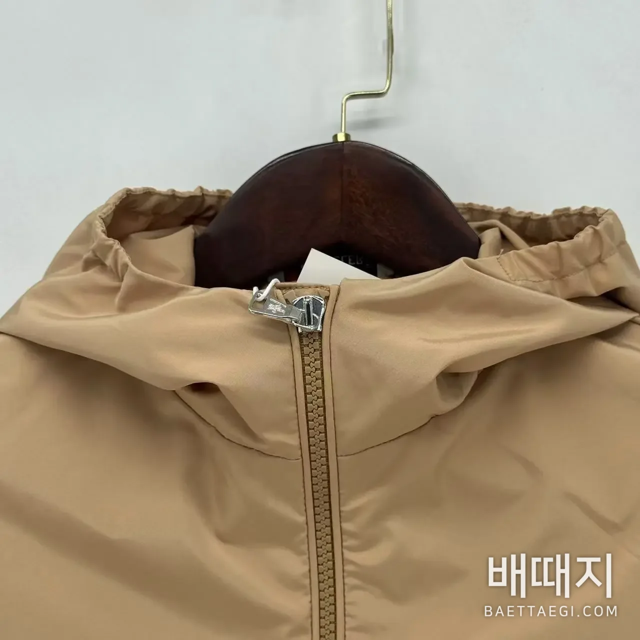 몽클레르 카키 스커트 트렌치 코트 키즈 자켓 검수사진 3