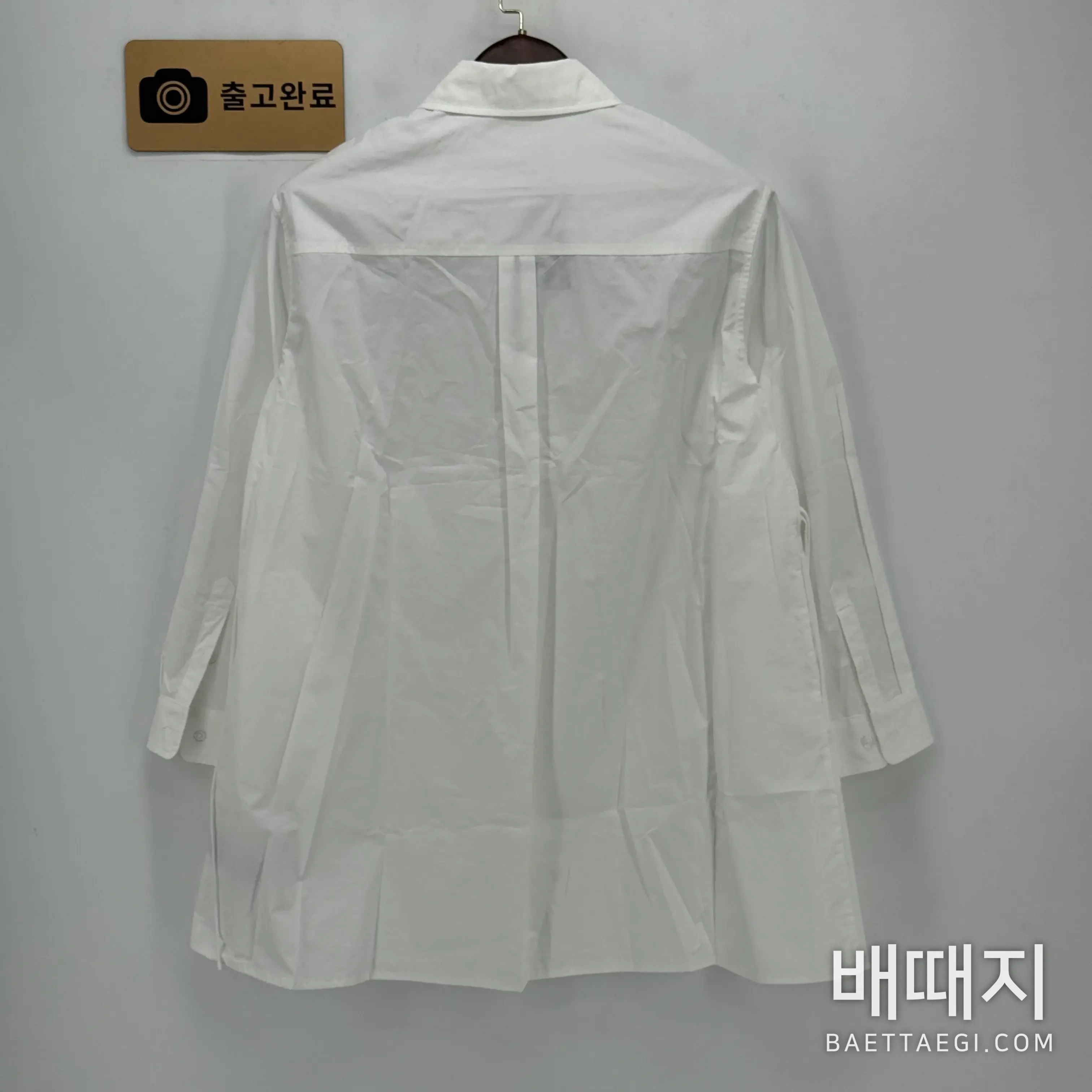 폴로 드로스트링 웨스트 셔츠 원피스 135276 검수사진 6