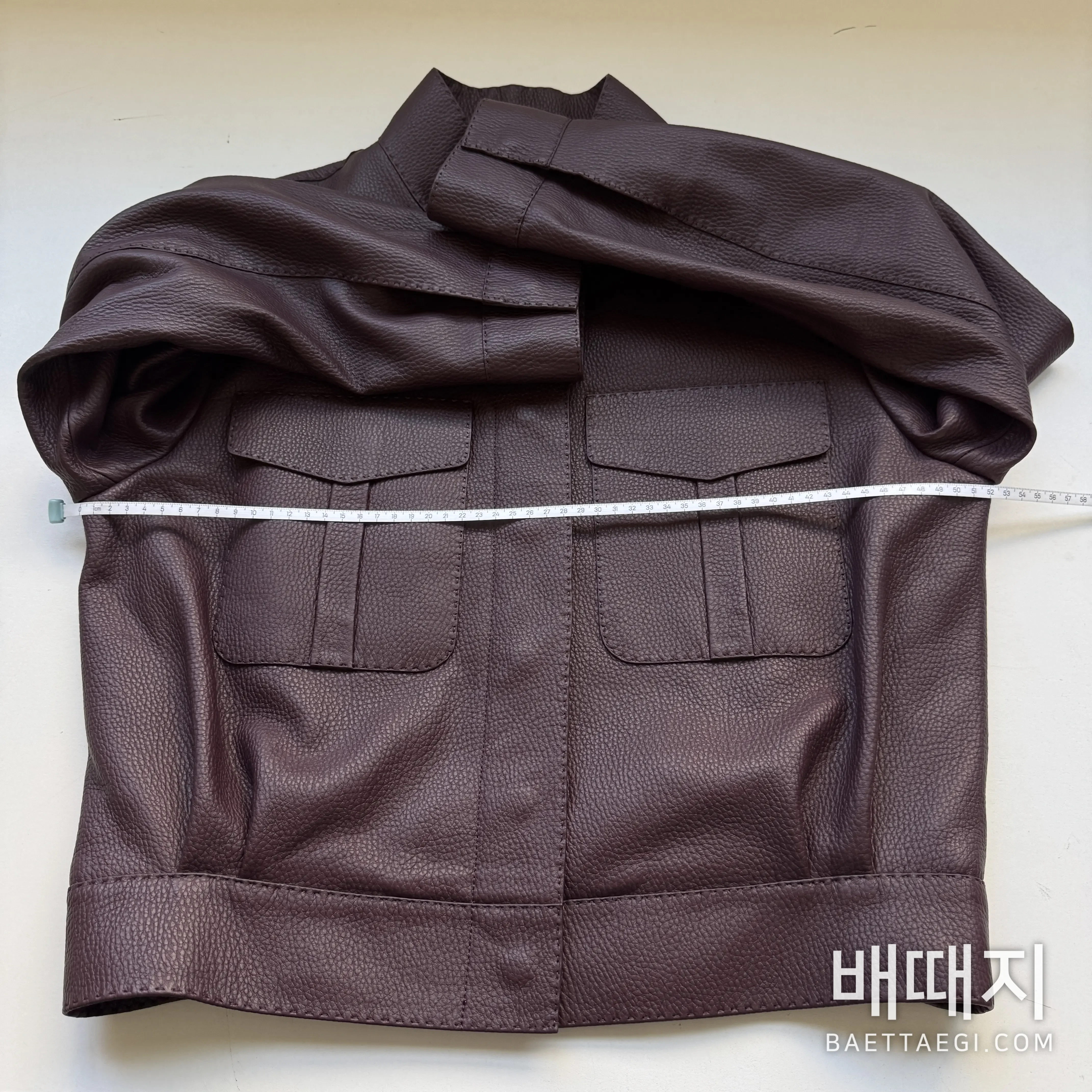 에르메스 가죽자켓 검수사진 8