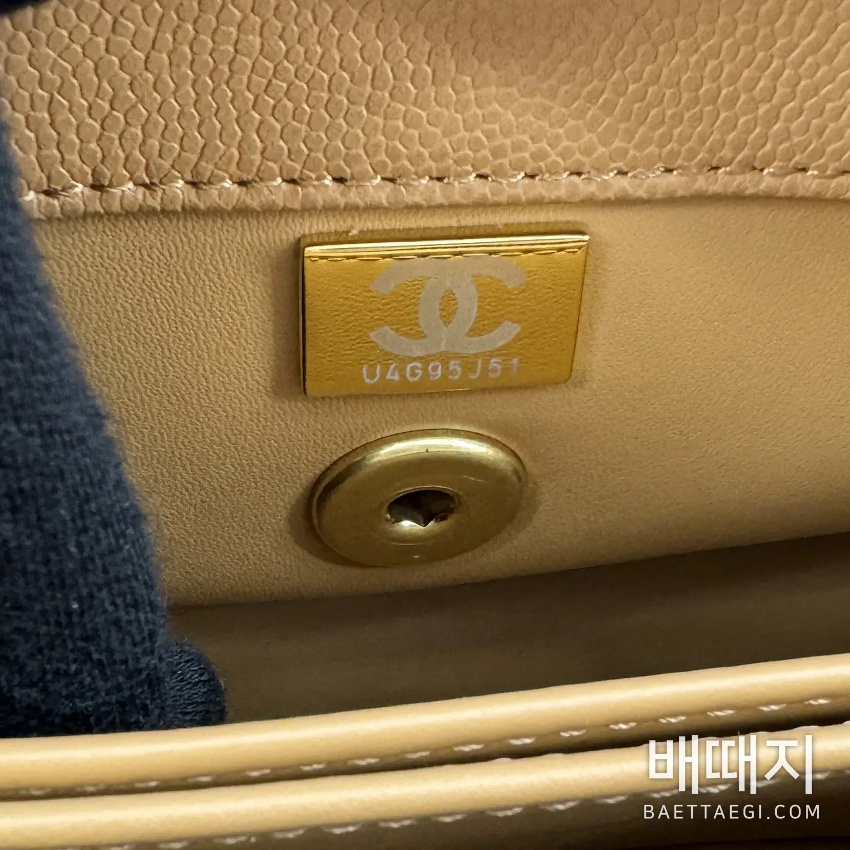 샤넬 코코핸들 가방 193428 검수사진 7