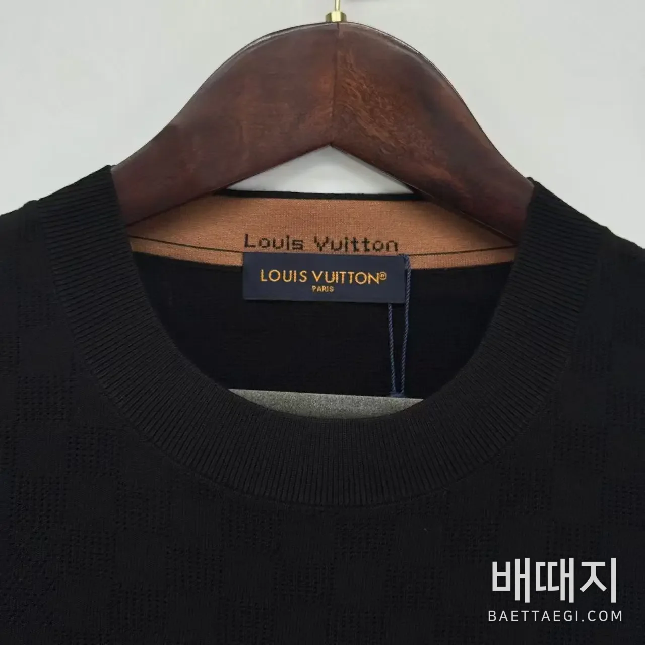 루이비통 울 체커보드 반팔 니트 검수사진 3