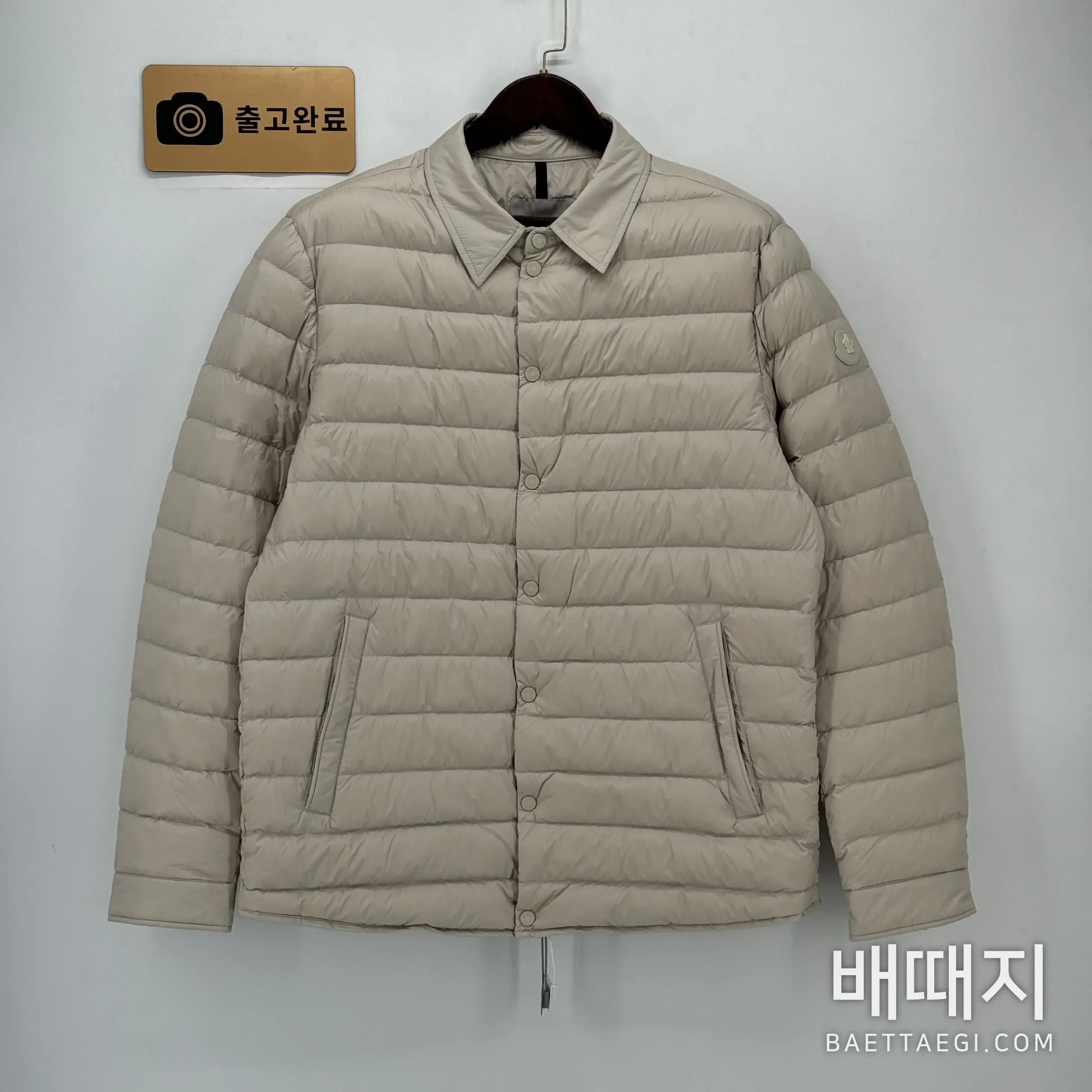 몽클레르 부르동 다운 셔츠 자켓 검수사진 1