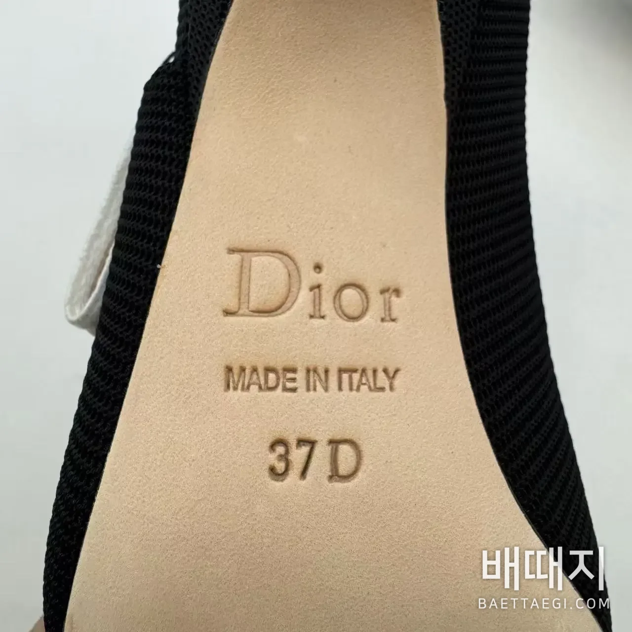 자디올(J'Adior) 테크니컬 패브릭 펌프스 블랙 148381 검수사진 8