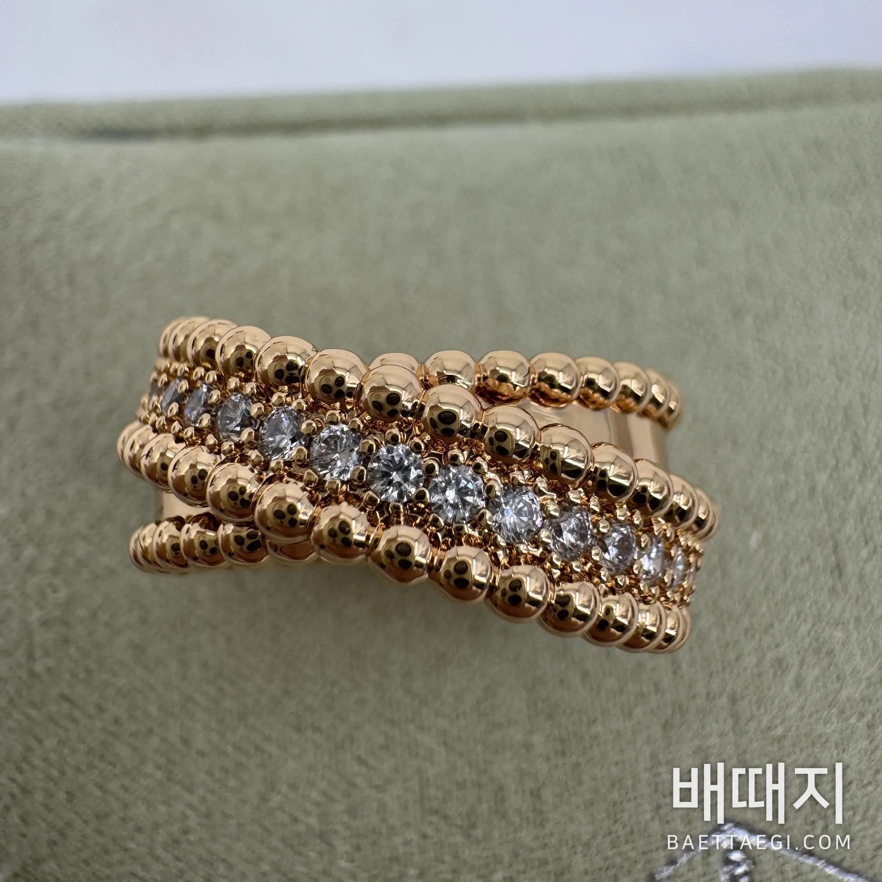 반클리프앤아펠 반클리프 아펠 펄레 다이아몬드 듀오 링 반지 검수사진 4