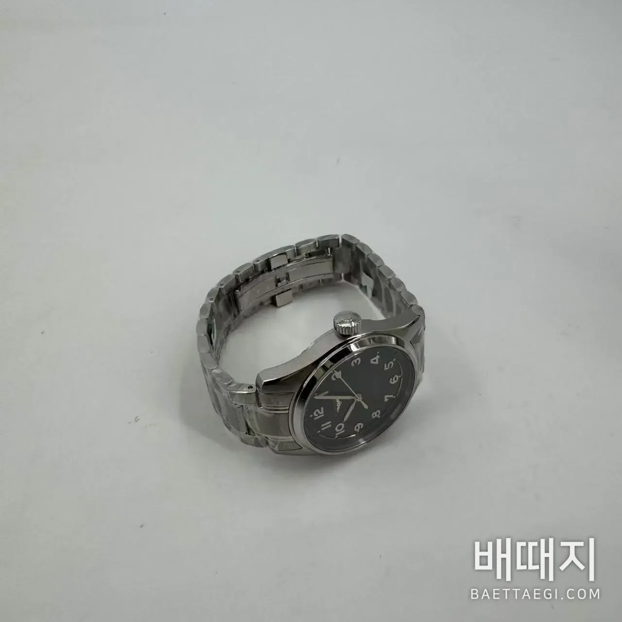 론진 스피릿 파일럿 39mm 체인 메탈 검수사진 2