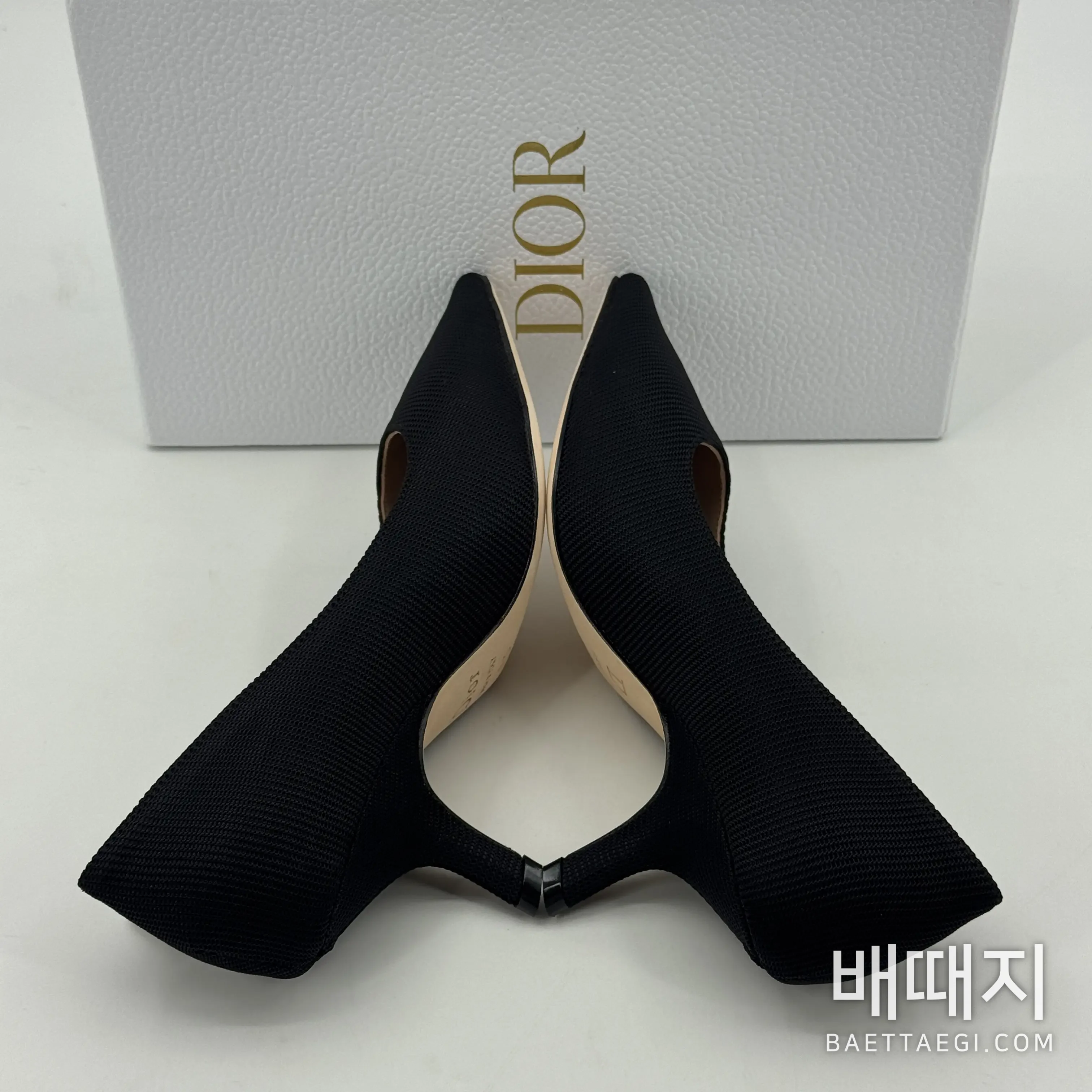 자디올(J'Adior) 테크니컬 패브릭 펌프스 블랙 148381 검수사진 7