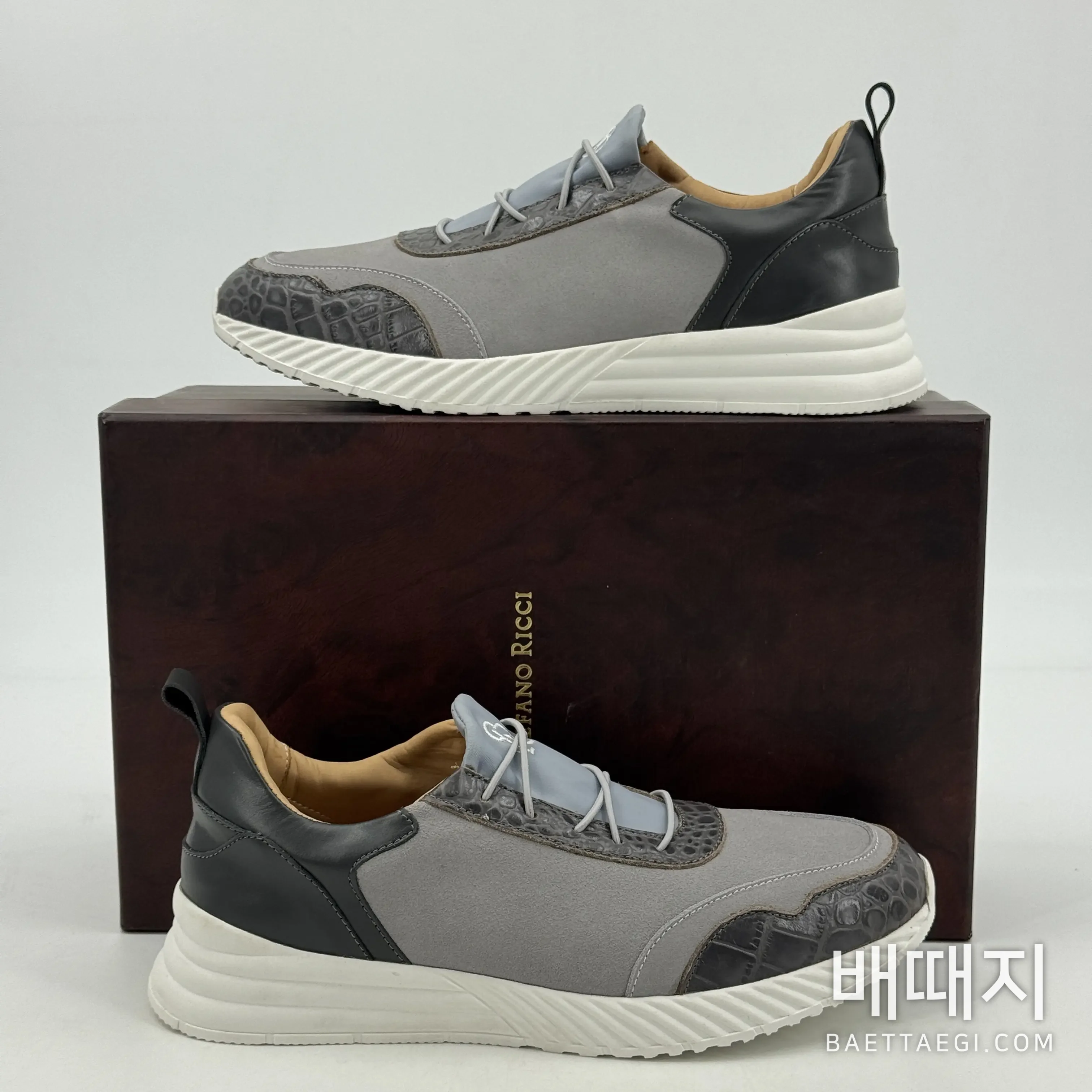 스테파노리치 천연가죽 남성 캐주얼 운동화 검수사진 2