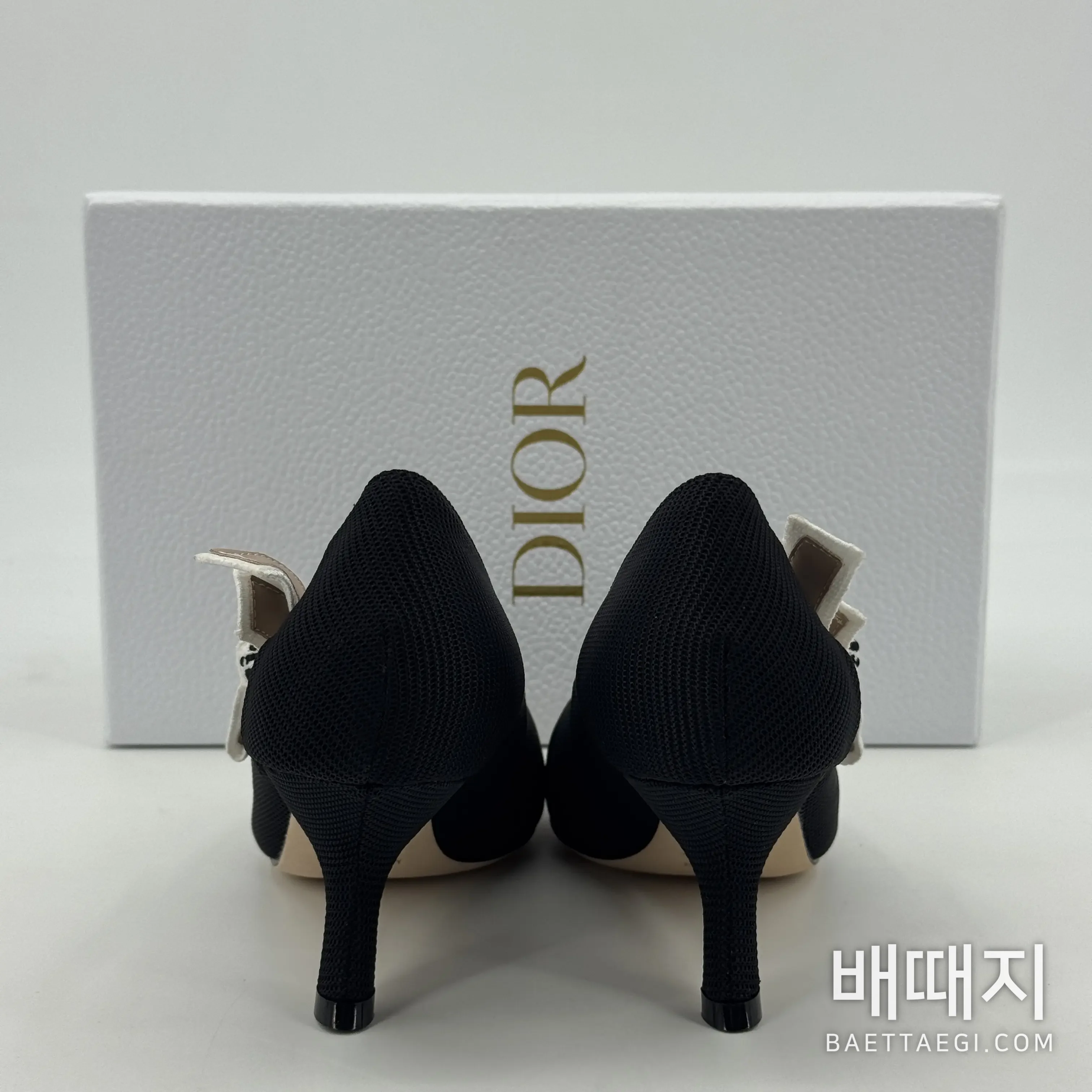 자디올(J'Adior) 테크니컬 패브릭 펌프스 블랙 148381 검수사진 6