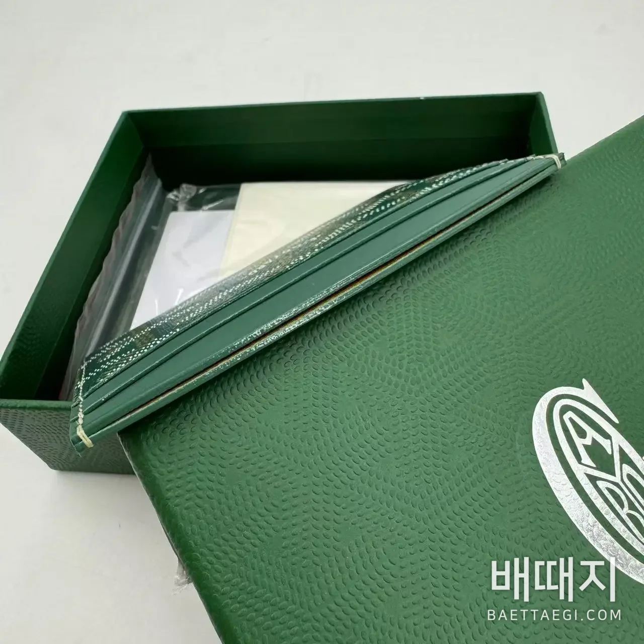 고야드 양면 카드 지갑 검수사진 4