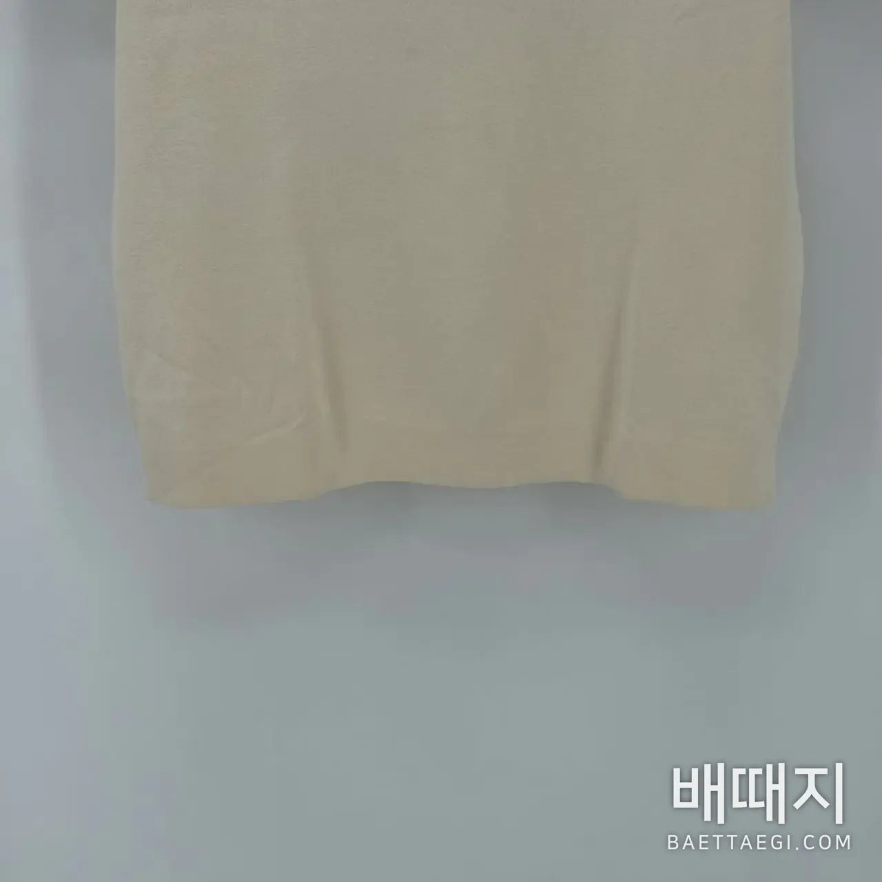 에르메스 H자형 라펠 슬림핏 남성 니트 반팔 티셔츠 검수사진 3