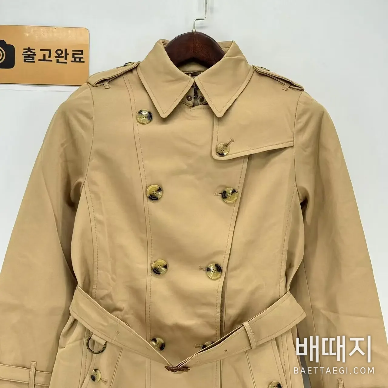 버버리 트렌치 코트 검수사진 2